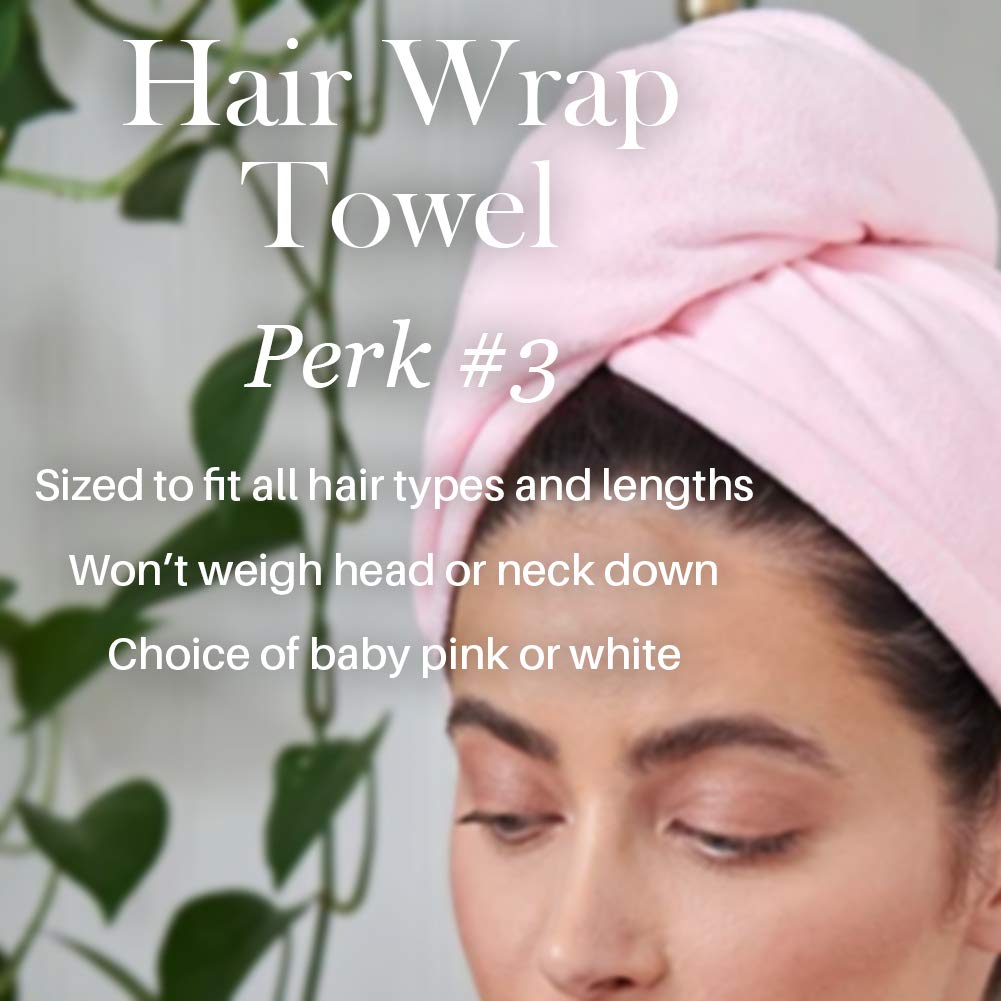 L'ANGE HAIR Microfiber Hair Wrap Towel | Quick-Dry & Frizz-Free Towel for Hair | Best Hair Towel for Curly Hair, Long Hair and S