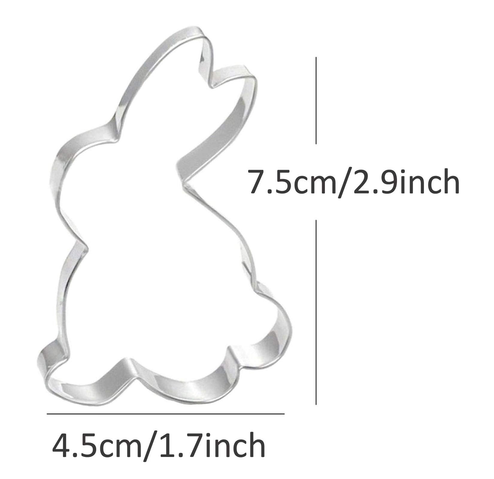 Wjsyshop Rabbit Hare Cookie Cutter