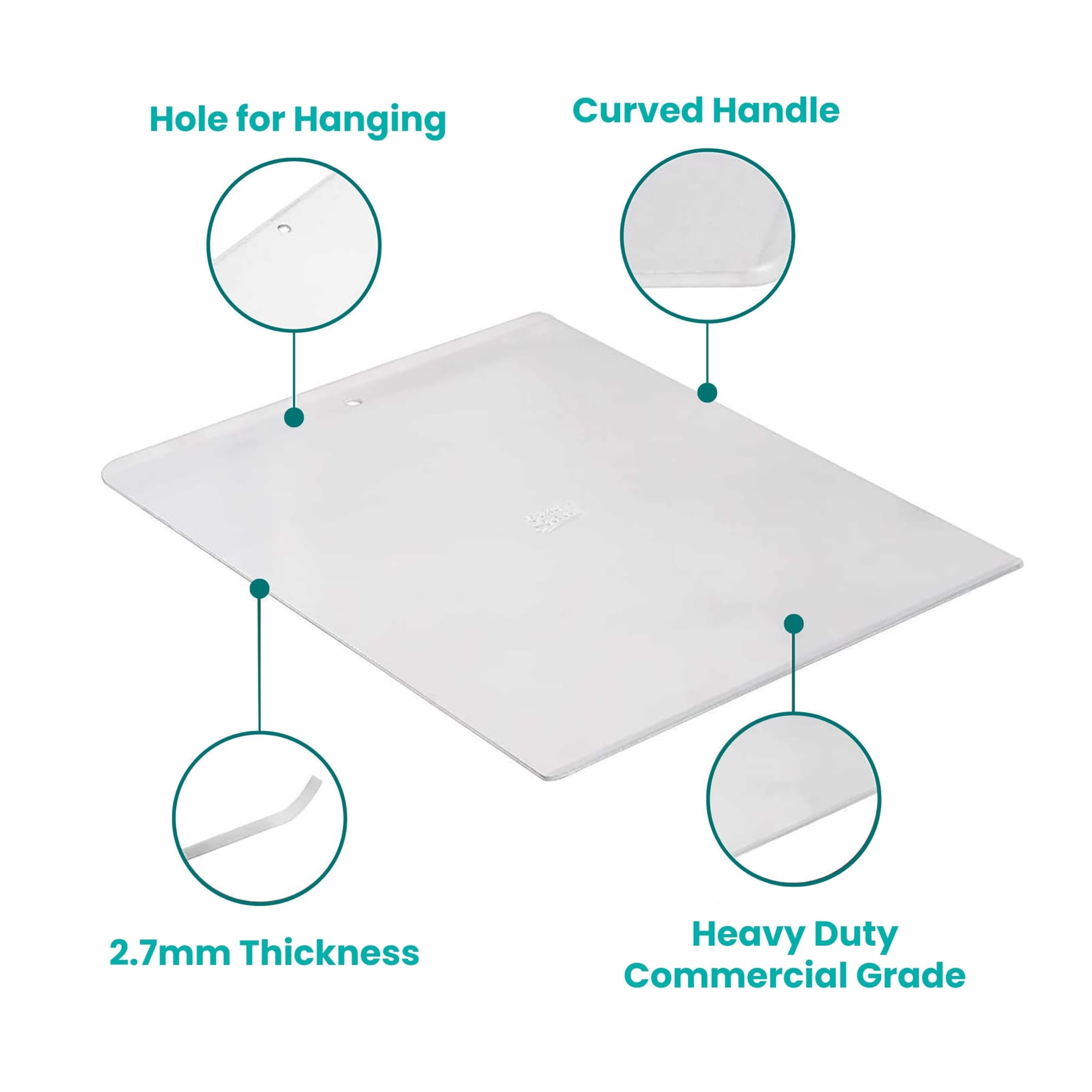 Baker's Secret Commercial Quality Baking Sheet Set, 18" x 14" Pure Aluminum, Silver, Model BS10297