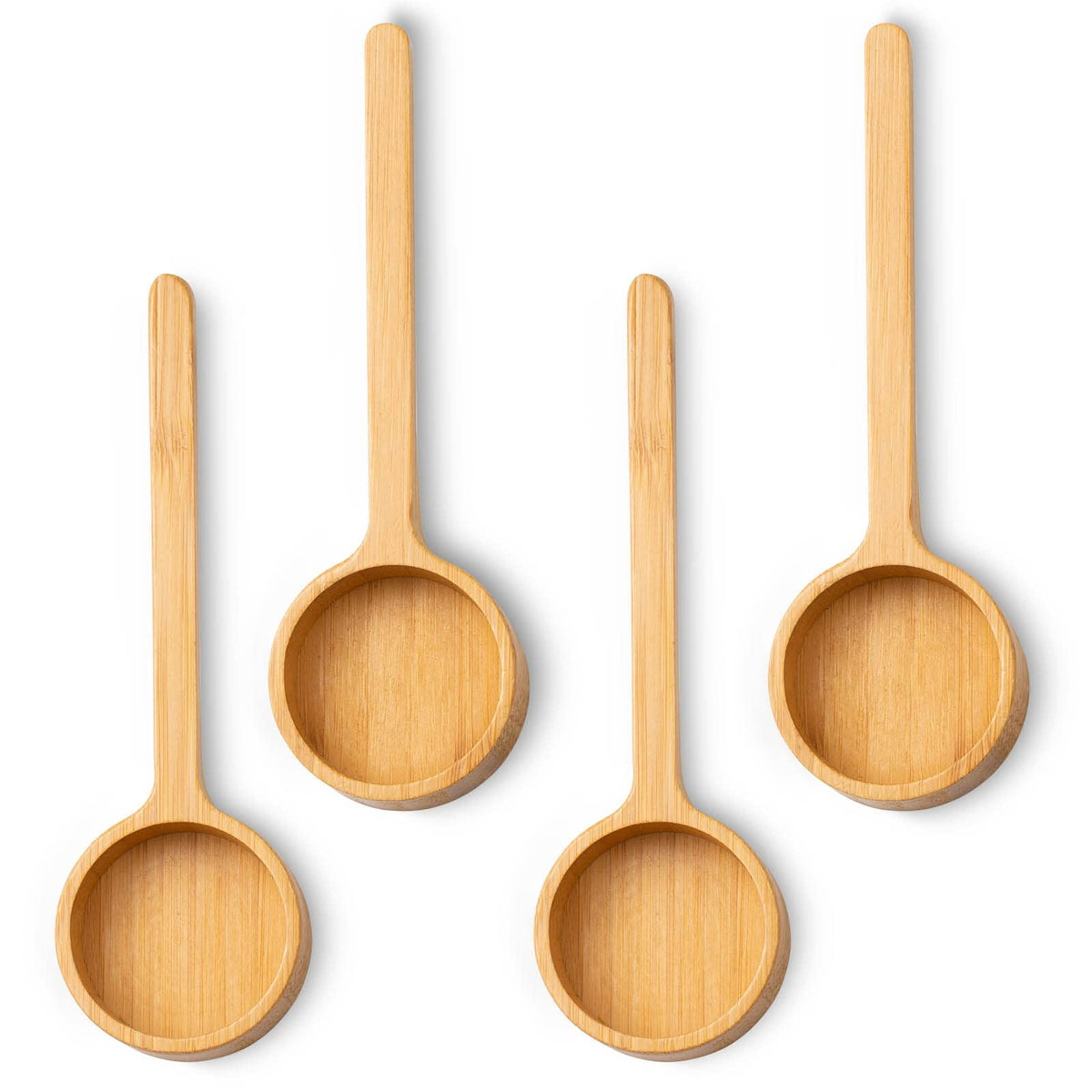 Wooden Coffee Scoop For Jars Small Wooden Scoop Measuring Scoop Long Handle Coffee Scoop Bamboo Scoop