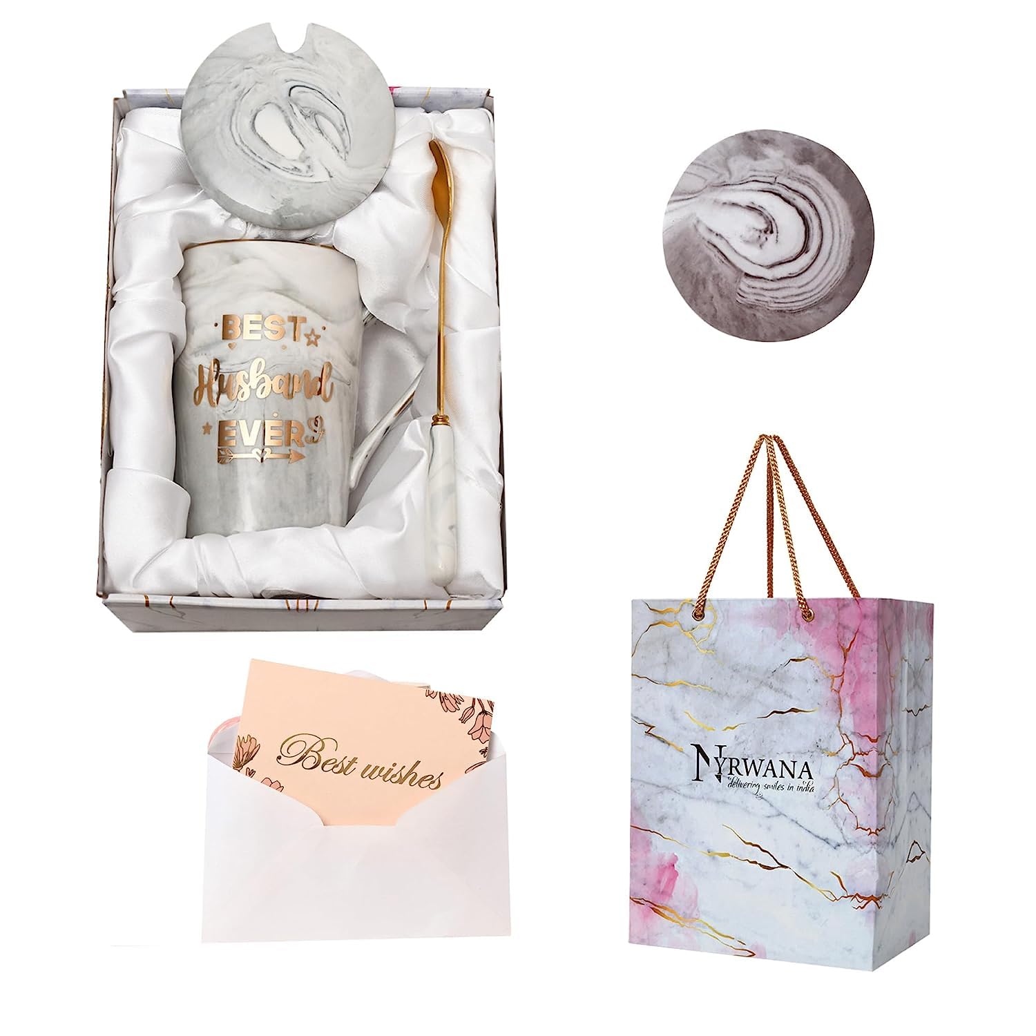 NYRWANA Coffee Mug, Birthday Gift for Men, Mugs for Coffee, Birthday Gift for Boys, Birthday Gift, Coffee Mug with Lid, Birthday