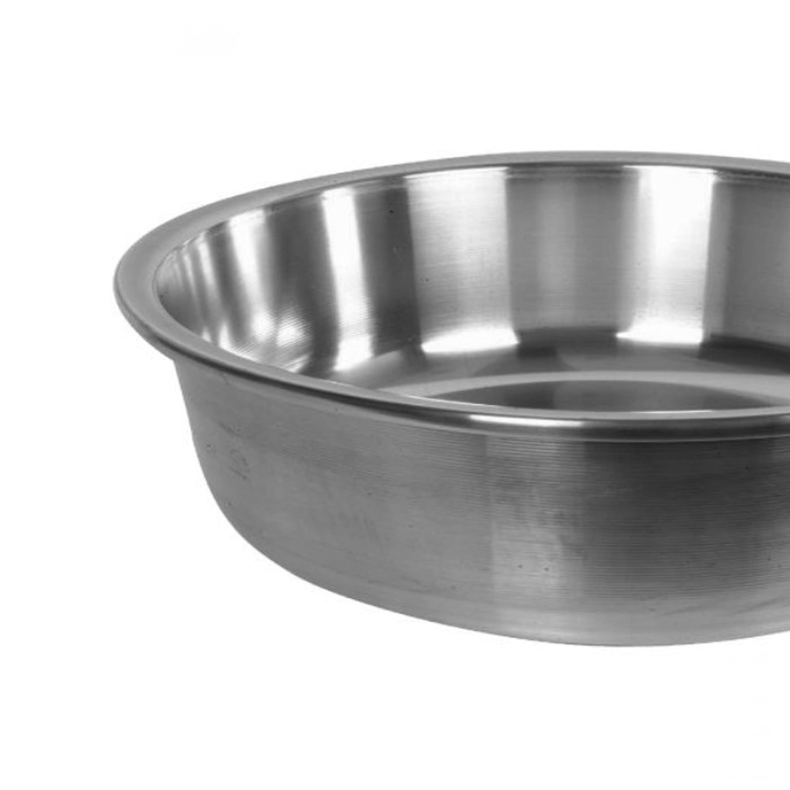 Truecraftware- 23 Qt. Heavy Duty Aluminum Basin With Tapered Edges,19'' X 6'' Made In Taiwan,Washing Bowl For Fruit And Vegetabl