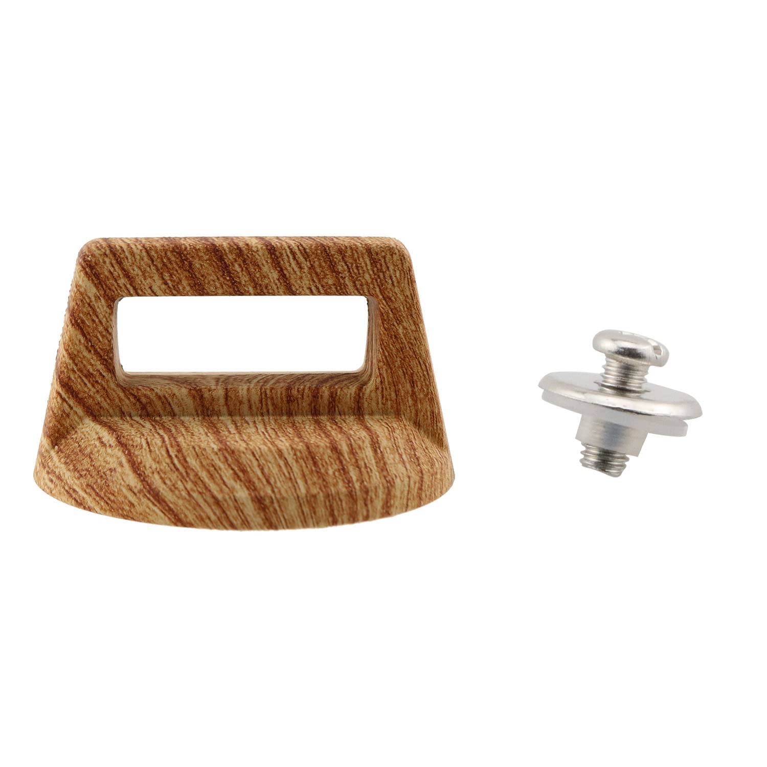 Pot Lid Wood Knob Meetoot 2Sets Bakelite Pot Lid Replacement Knob, Universal Wood Grain Pot Lid Handle, Pot Cover Grab Handle