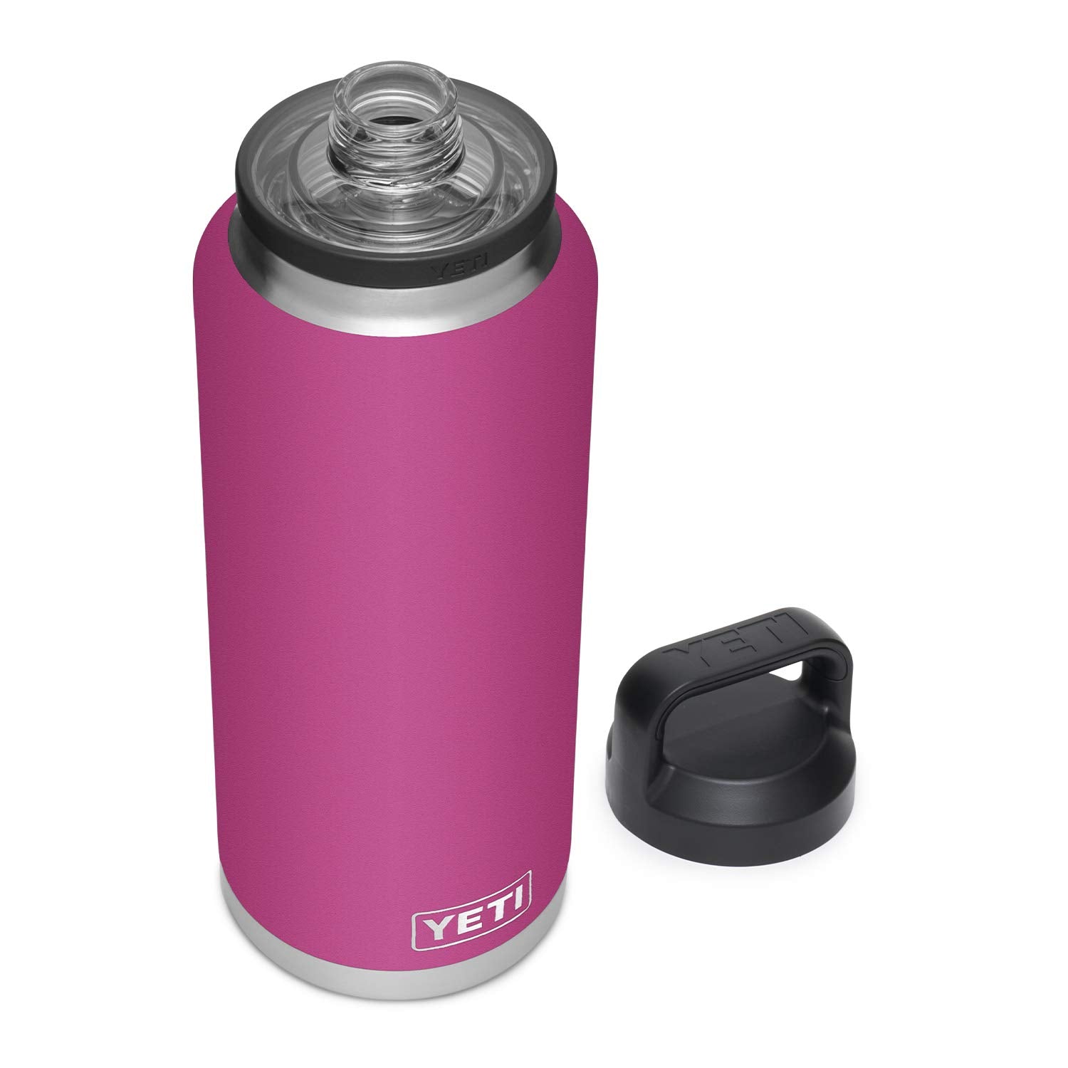 Yeti Rambler 46 Oz Bottle Retired Color, Vacuum Insulated, Stainless Steel With Chug Cap, Prickly Pear