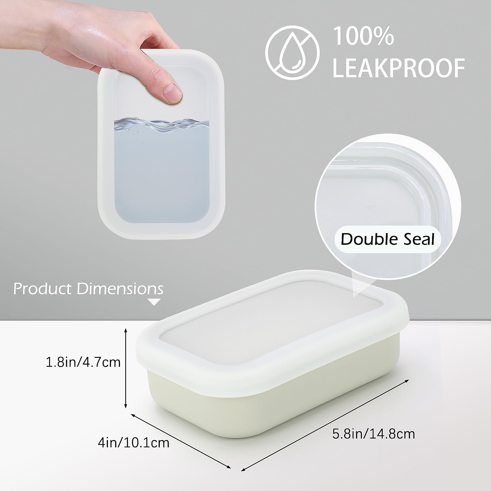 Aidimming Travel Soap Dish With Lid, Shampoo Bar Holder, Enhanced Leakproof Soap Box,Draining Soap Bar Holder For Traveling, Cam