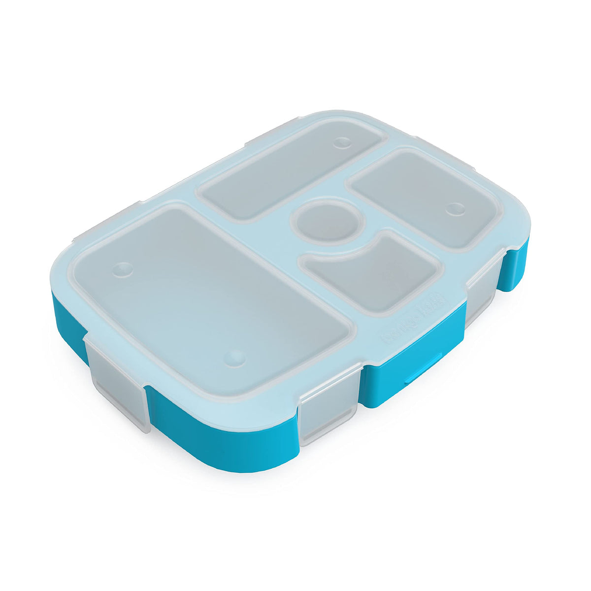 Bentgo Kids Tray With Transparent Cover - Reusable, Bpa-Free, 5-Compartment Meal Prep Container With Built-In Portion Control Fo