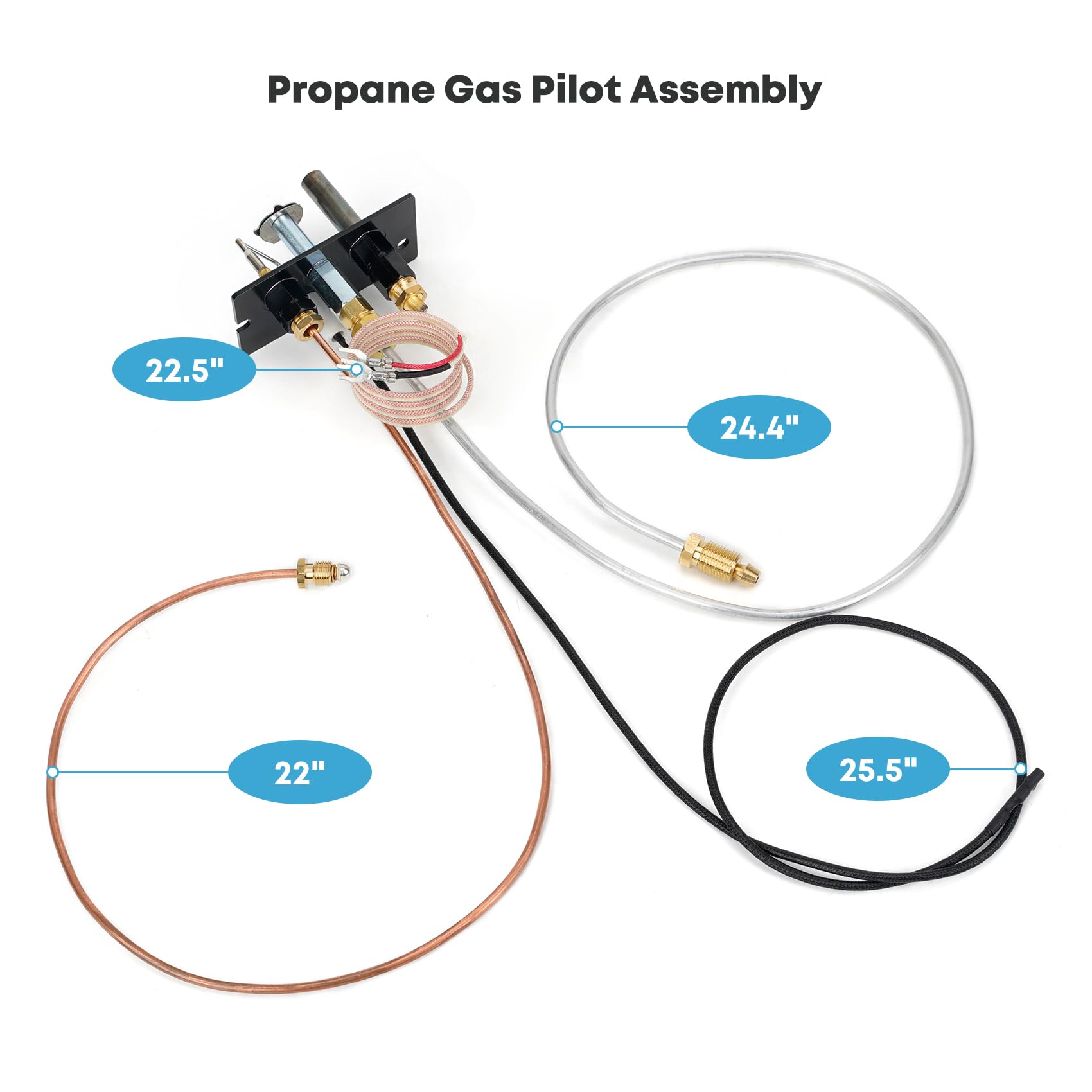 Stanbroil Propane Gas Pilot Assembly Replacement Part For Hht, Majestic, Monessen, Temco, And Vermont Castings Fireplaces And St