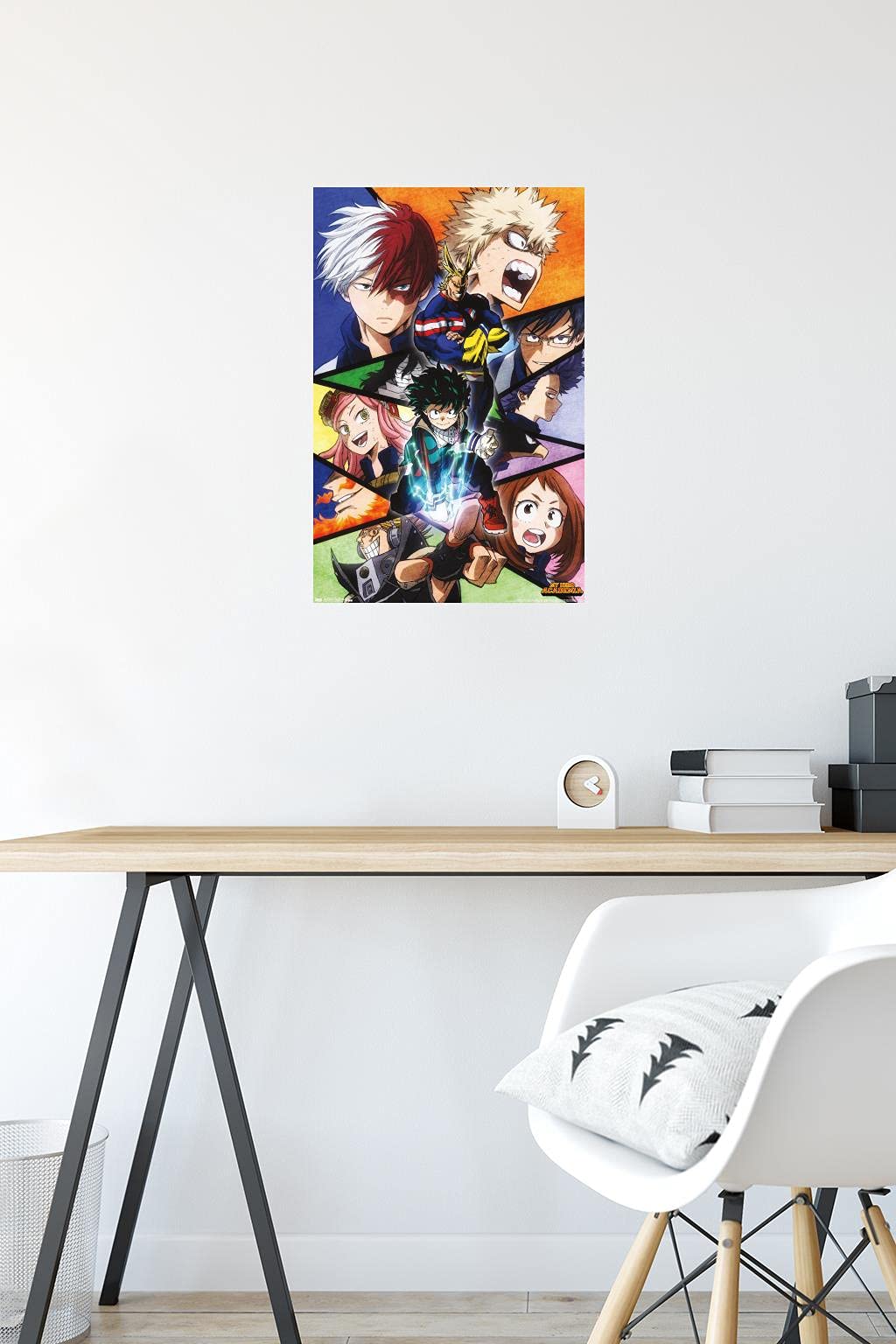 Trends International My Hero Academia-Faces Wall Poster, 14.725'' X 22.375'', Multi