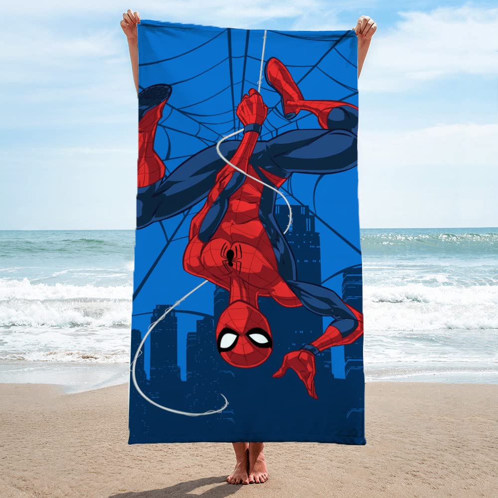 Jay Franco Marvel Spiderman Hi Neighbor Kids Bath/Pool/Beach Towel - Super Soft & Absorbent Fade Resistant Cotton Towel, Measure