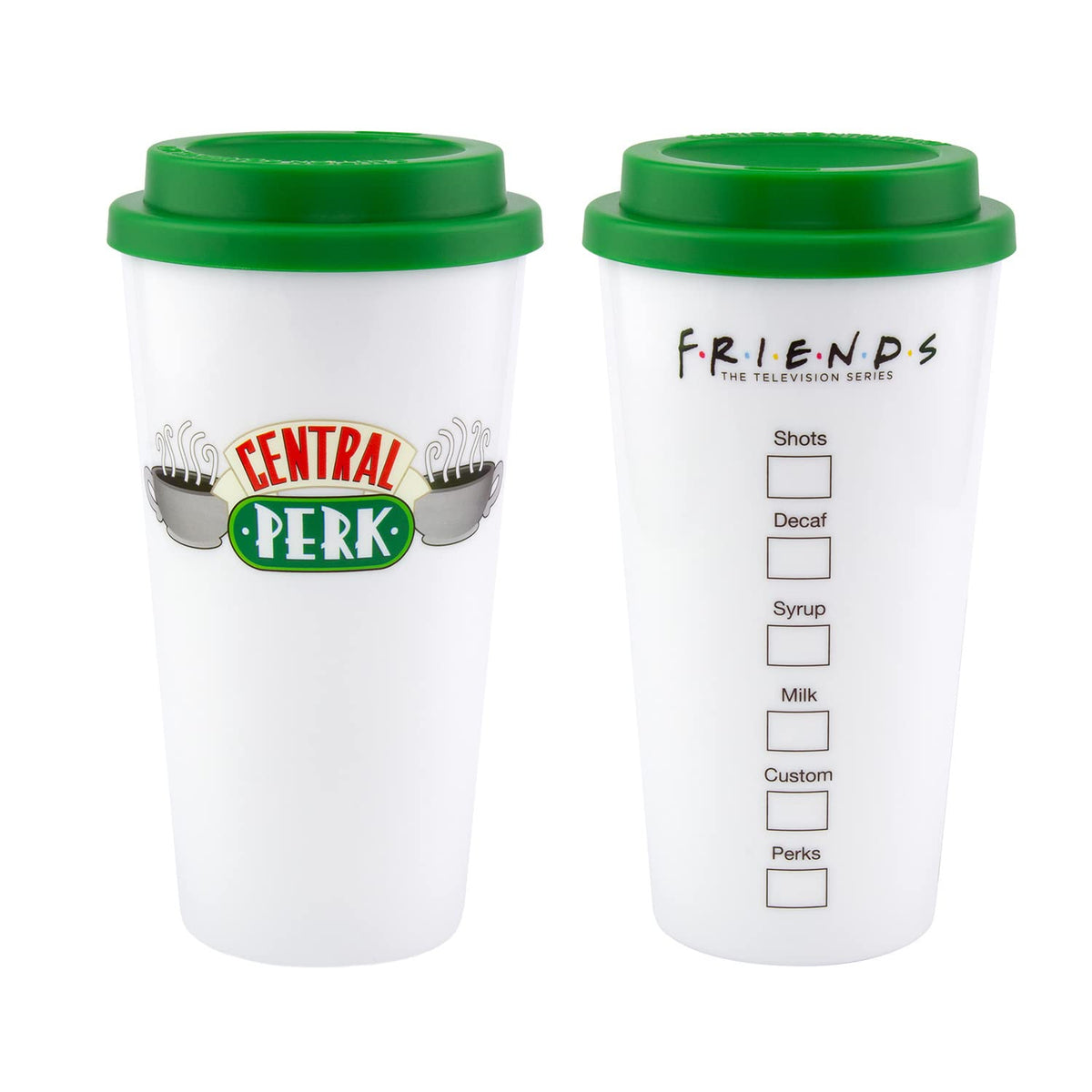 Paladone Friends Tv Show Travel Mug, Central Perk Coffee Mug Officially Licensed Merchandise