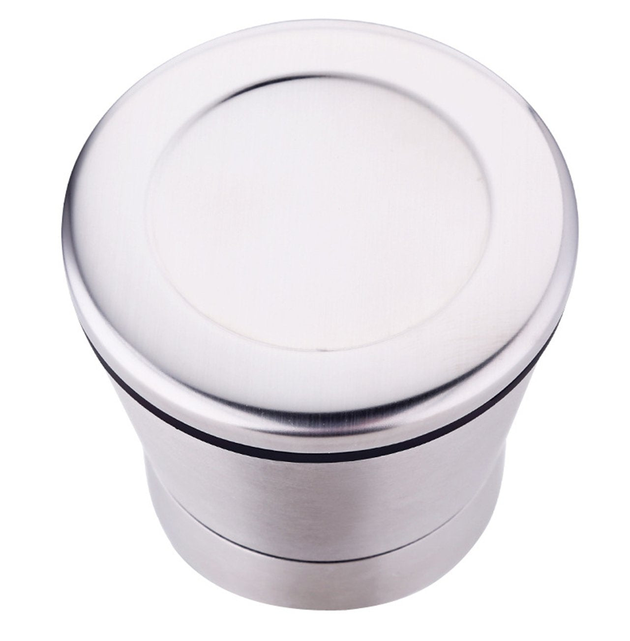 BlueSnail Stainless Steel Manual Grips Glass Salt Pepper Grinder Seasoning Bottle (7.5''  Silver)