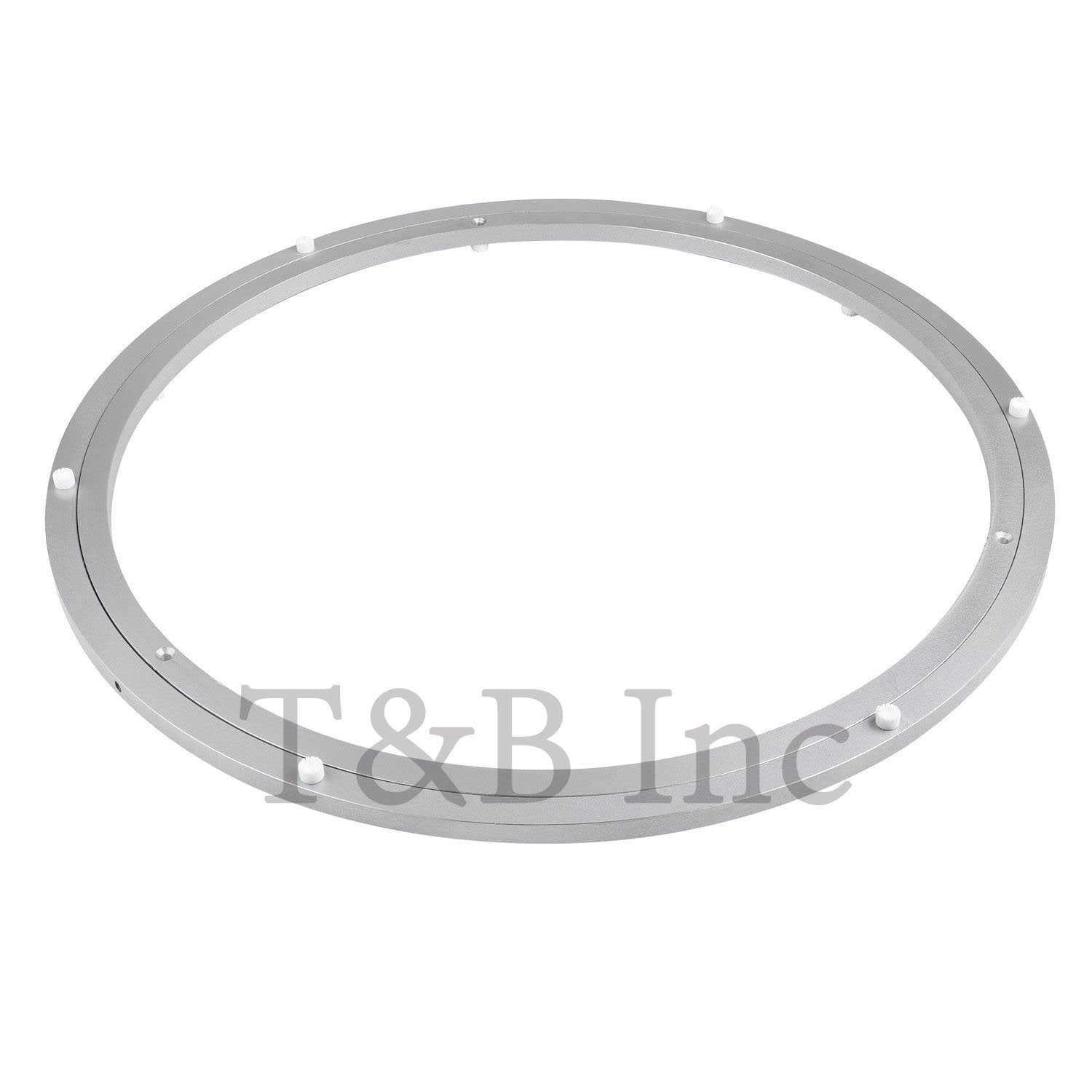 Tambee 20 Inch Lazy Susan Hardware Aluminum Bearing Metal Rotating Turntable Bearing Swivel Plate Hardware Lazy Susan Bearing La