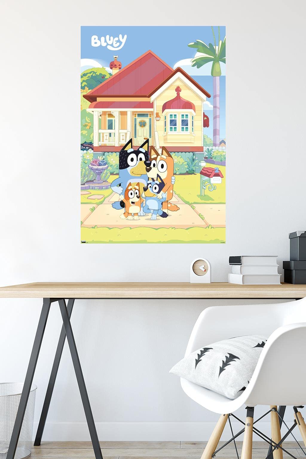 Trends International Bluey - Family Wall Poster, 34L X 22.4W, Unframed Version