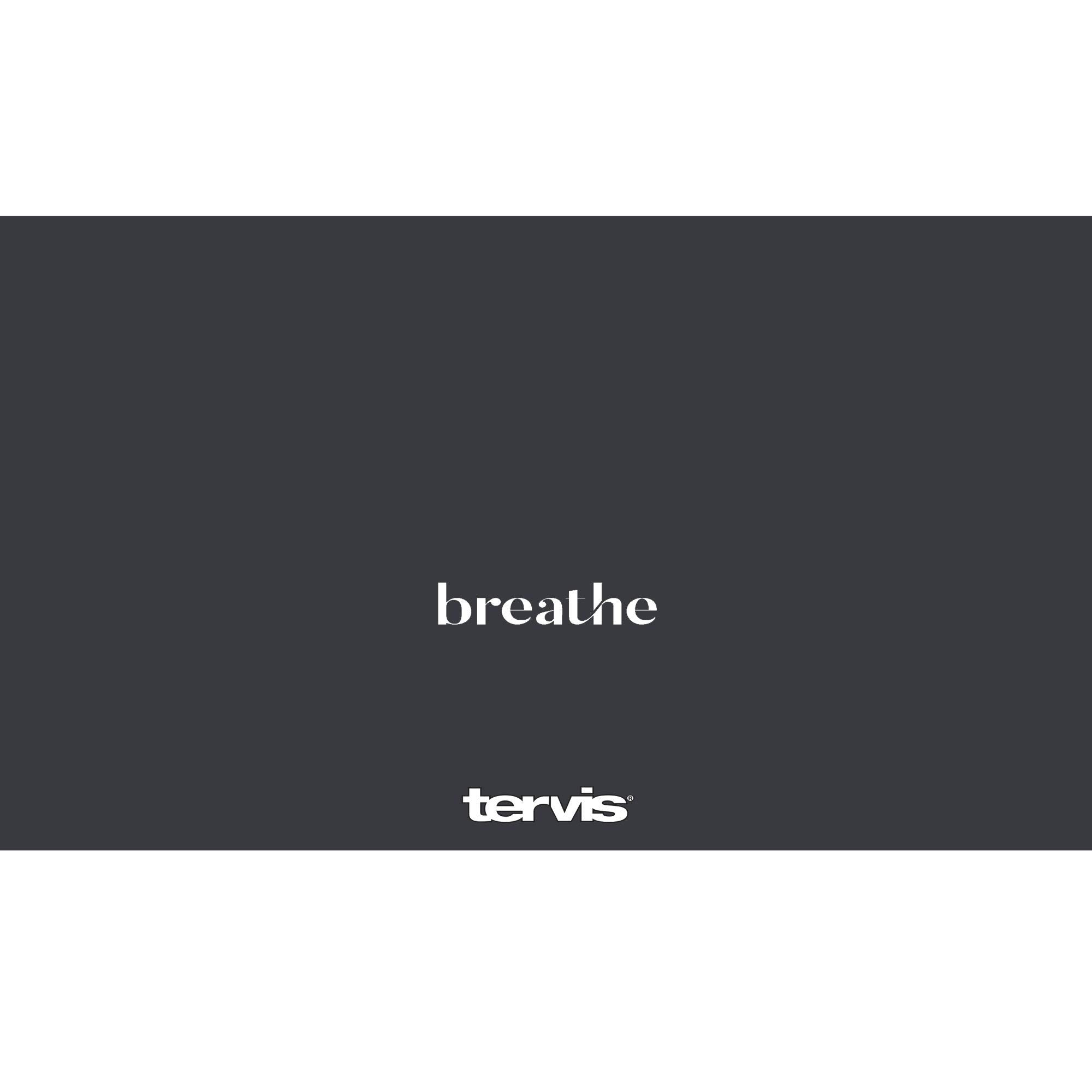 Tervis Breathe Triple Walled Insulated Tumbler Travel Cup Keeps Drinks Cold & Hot, 20Oz Legacy, Stainless Steel