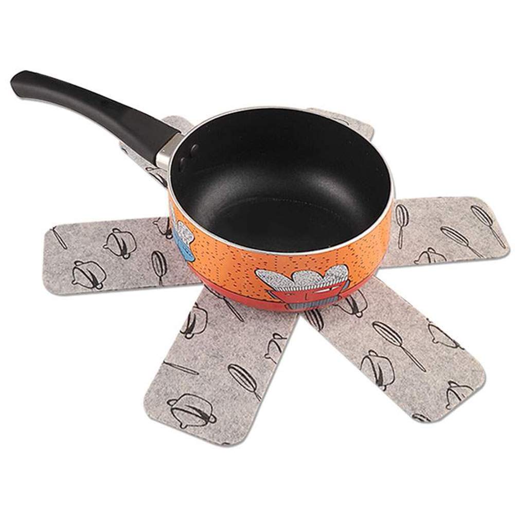 Suwimut Set Of 24 Pot And Pan Protectors In 3 Different Size, Cookware Dividers Pads Separators Stacking Pan Protectors Pot Divi