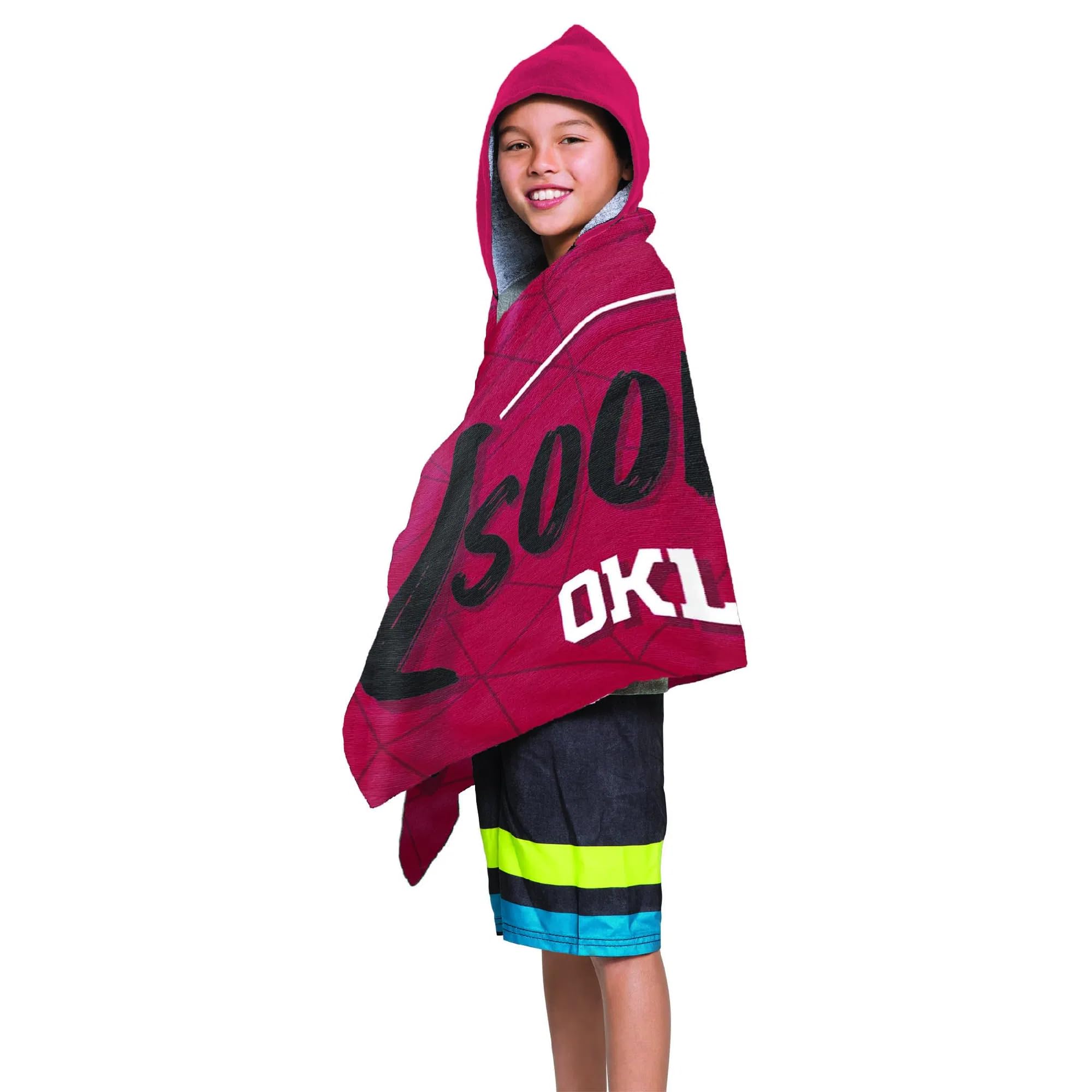 cOL 606 Oklahoma - Juvy Hooded Towel  22X51(D0102HgJE9g)