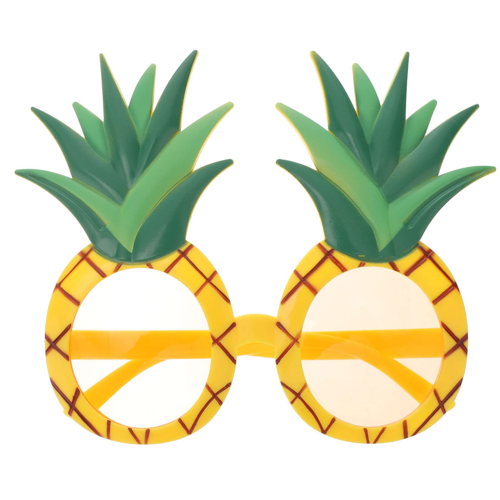 Amosfun Hawaiian Novelty Party Sunglasses Beach Pineapple Eyeglasses Pineapple Glasses Summer Party Favors Funny Eyewears Glasse