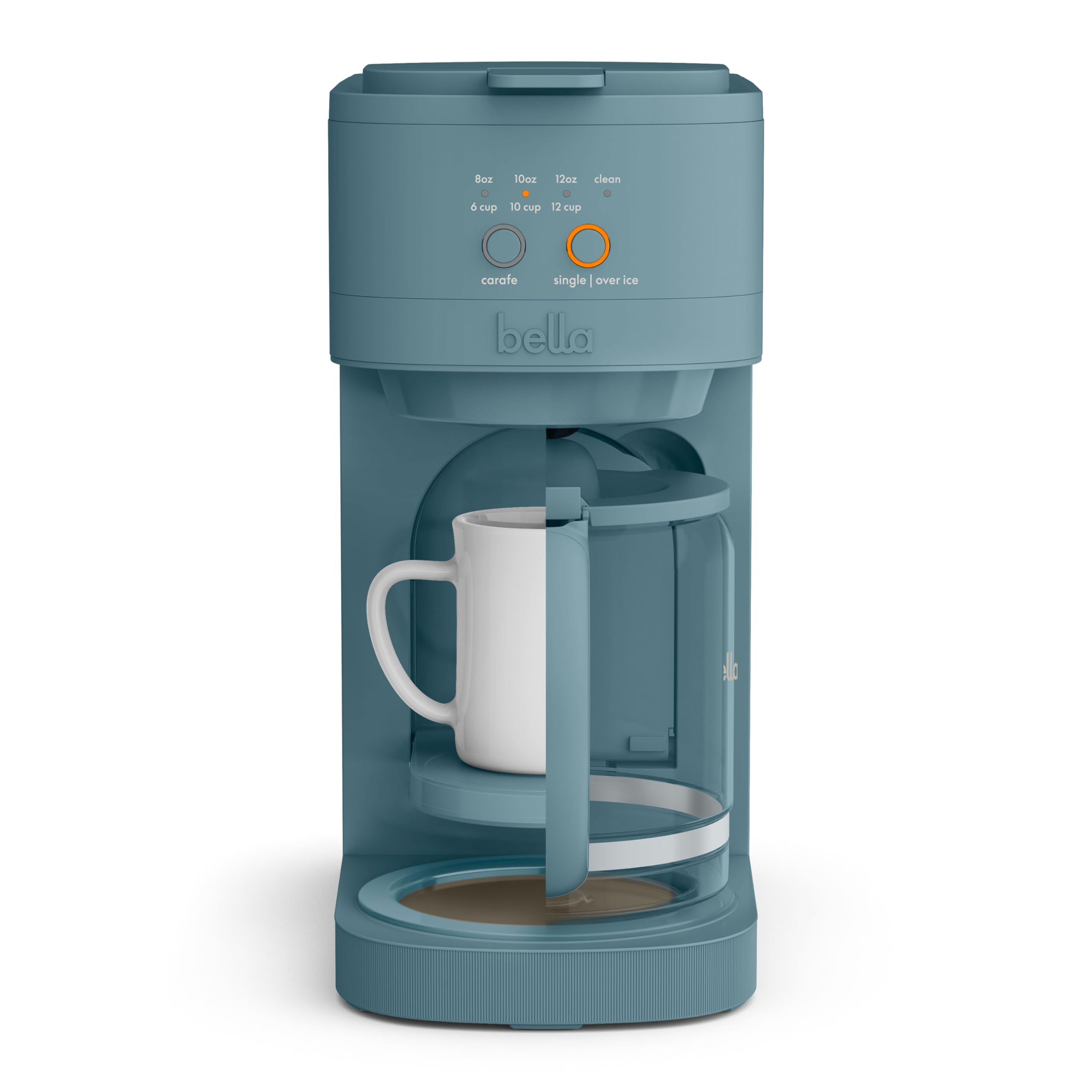 bella VersaBrew 2-in1 Coffee Maker, Brew 3 Sizes Carafes & Single Serve Cups with Coffee Pods or Ground, Dishwasher Safe Reusabl