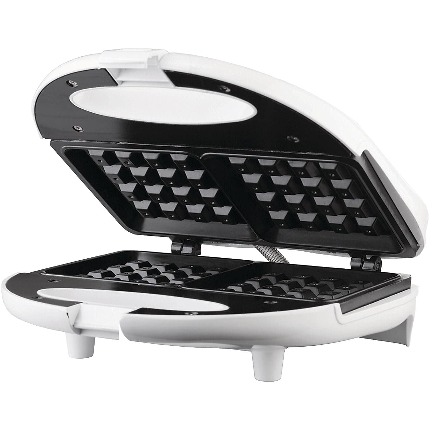 Brentwood Dual Waffle Maker, Non-Stick, White