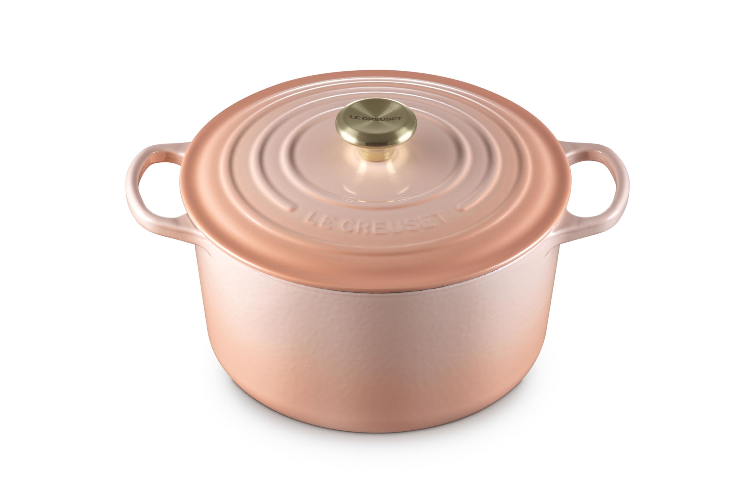 Le Creuset Enameled Cast Iron Signature Deep Round Oven, 6.5 qt., Peche