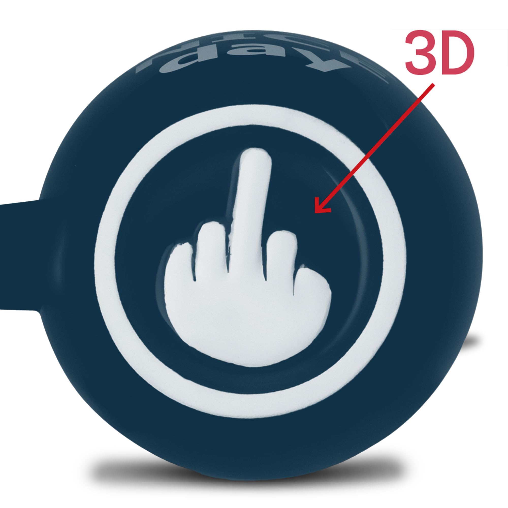 Decodyne Have A Nice Day Funny Coffee Mug, Funny White Elephant Gifts For Adults, Gag Gifts For Women And Men With Middle Finger