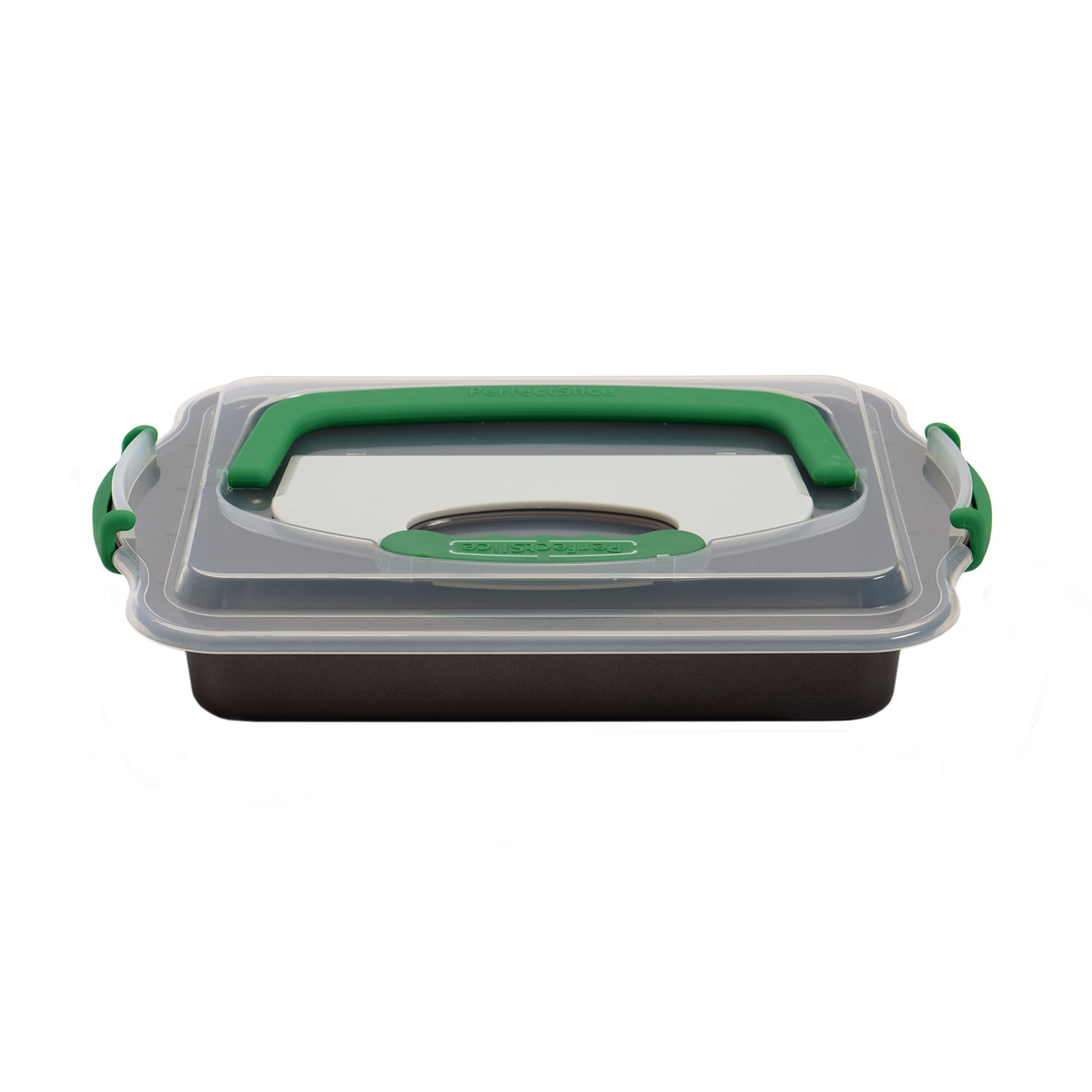 Berghoff Perfect Slice 9'' X 13' Inch Cake Pan With Cover And Perfect Slicing Tool. Creates Perfect Portions Of Your Baking And