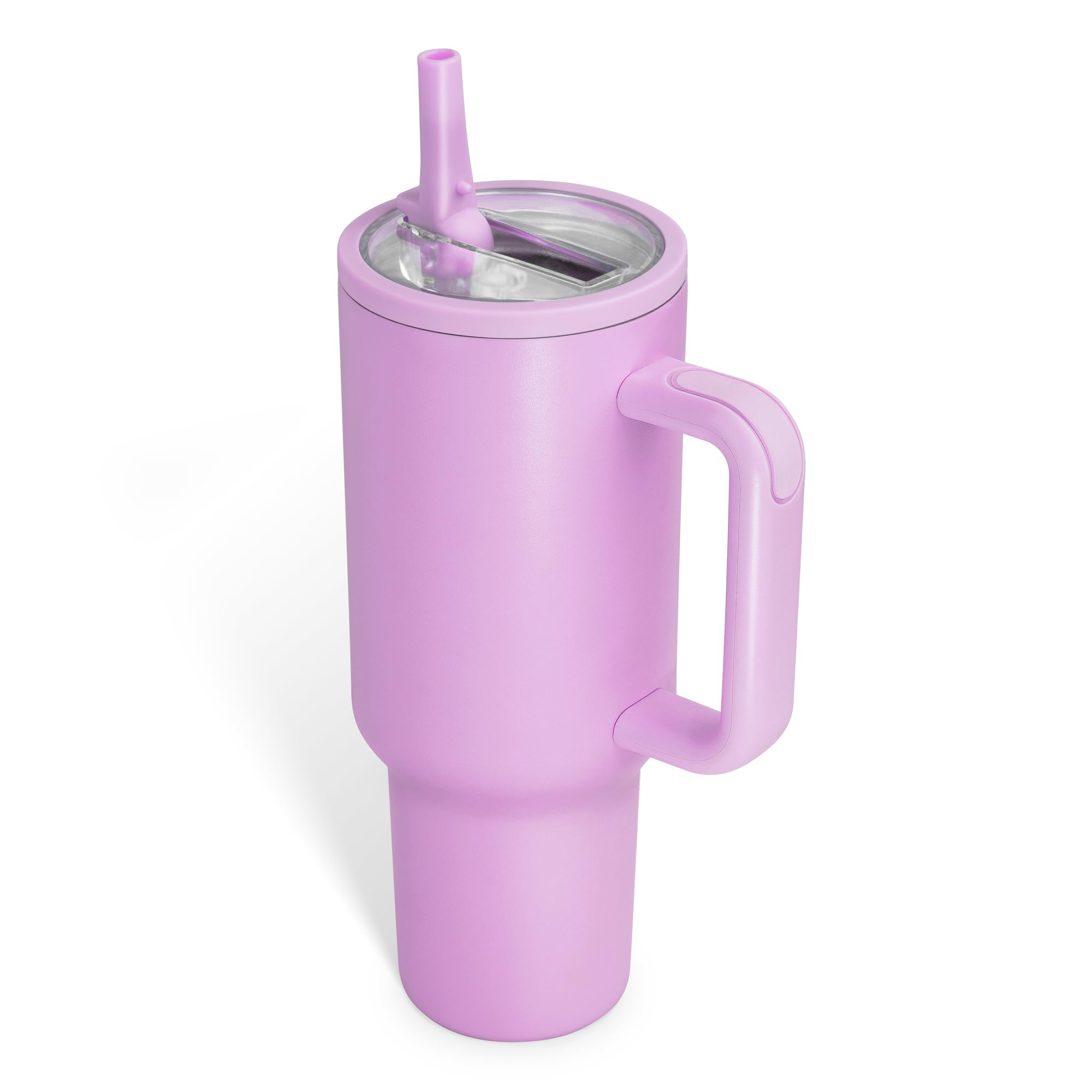 Sioncal 40oz Insulated Water Bottle with Handle & Straw Lid, Leak Resistant