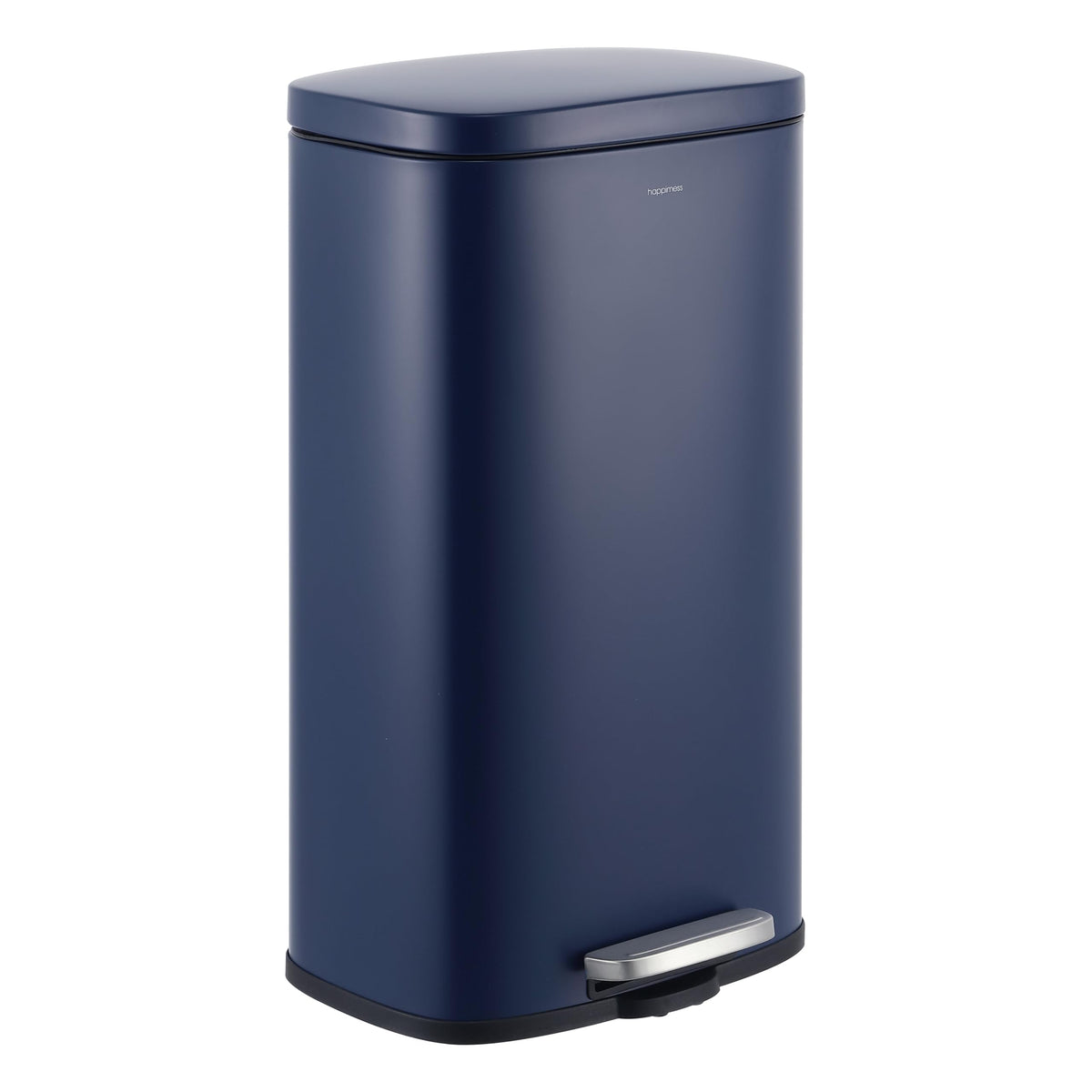 Happimess Hpm1011E Curtis 8-Gallon Step-Open Trash Can, Fingerprint Resistant, Modern, Minimalistic For Home, Kitchen, Laundry R
