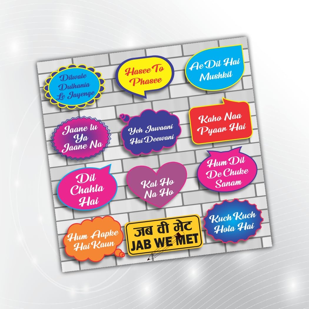 PartyStuff Movies Theme Props  Movie Party Props (12 Cards)
