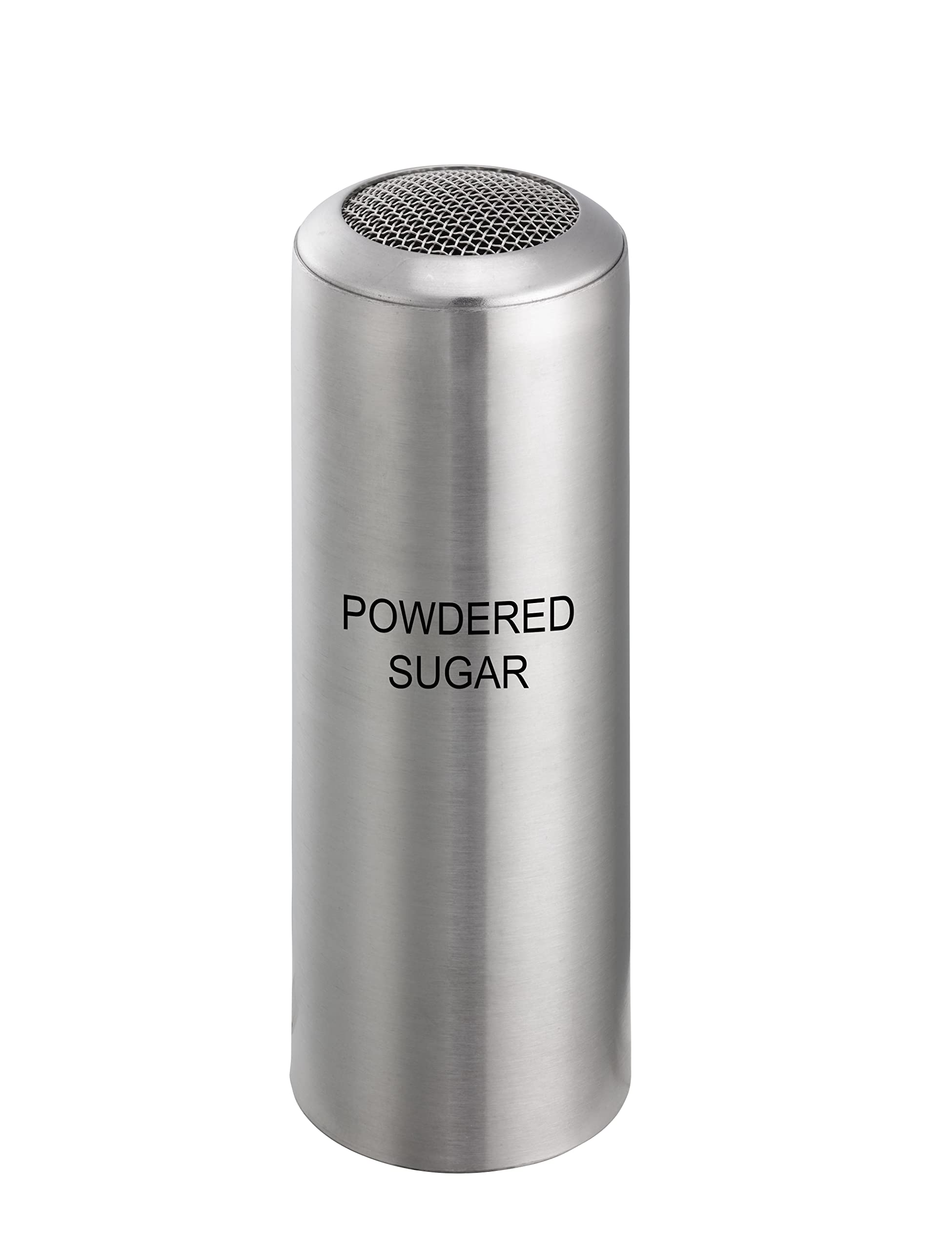 Service Ideas Stcmeshpsugr Condiment Shaker, Mesh, Powdered Sugar Imprinted