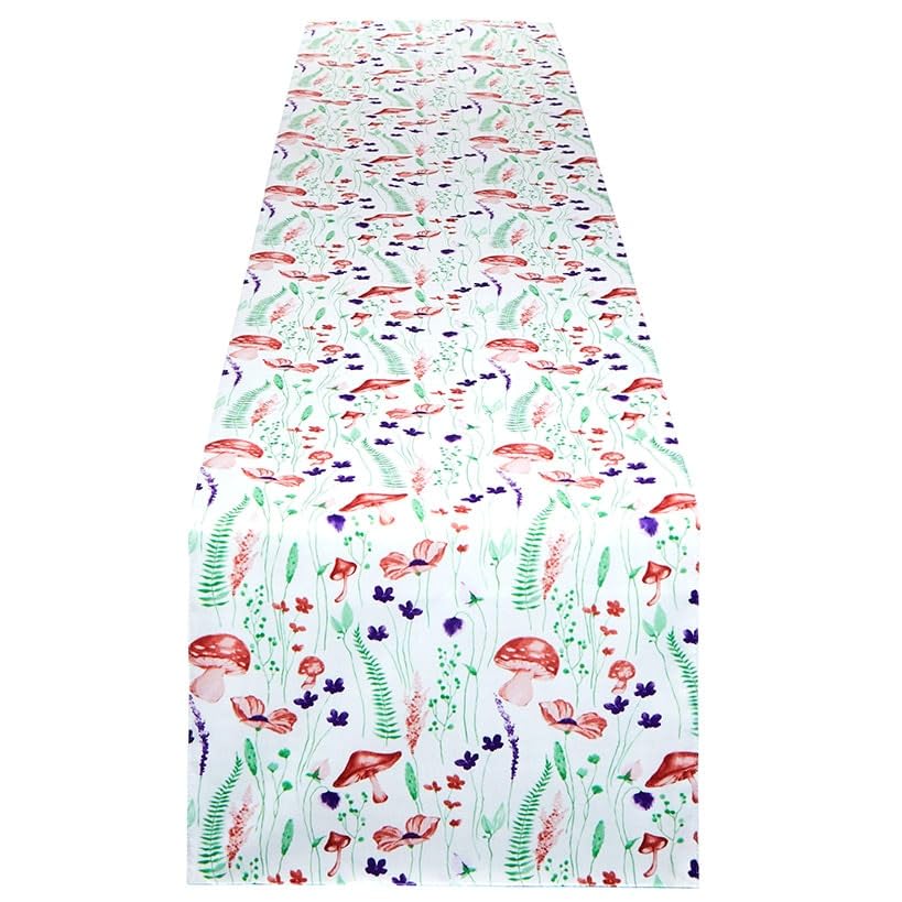 Stella Mushroom Set Of 4 Placemats And Runner - Runner