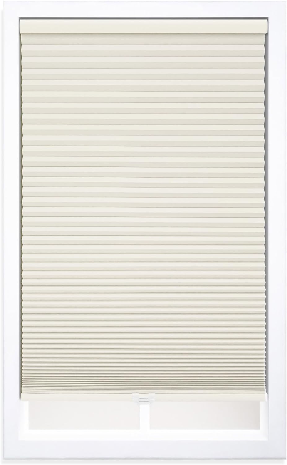 DEZ FURNISHINGS QECRWT614360 Cordless 1.5 Blackout Cellular Shade, 61.5W x 36H, Cream
