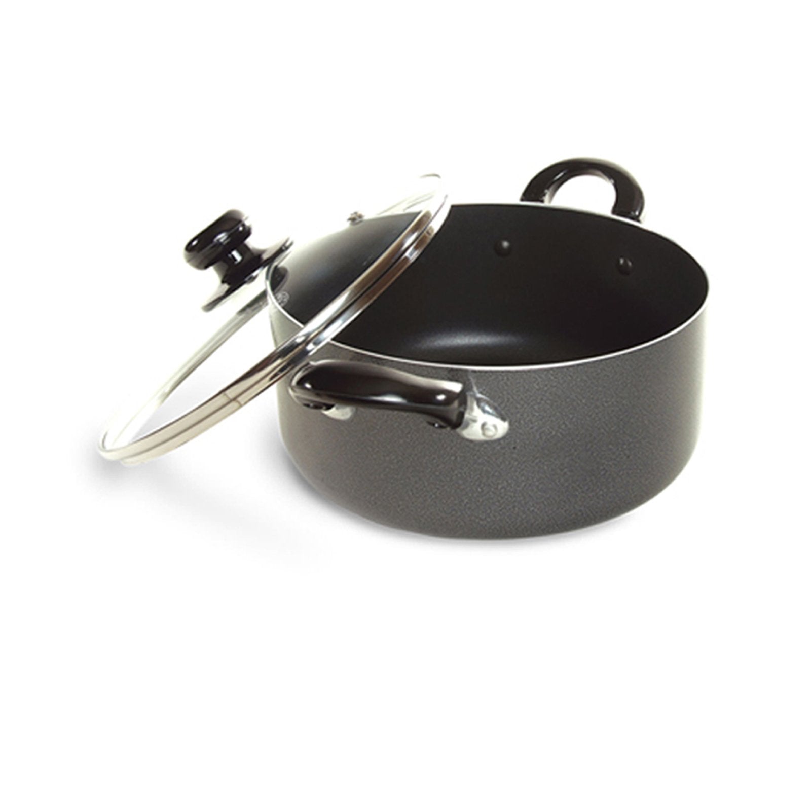 Better Chef 8-Quart Heavy-Gauge Aluminum Dutch Oven With Glass Lid