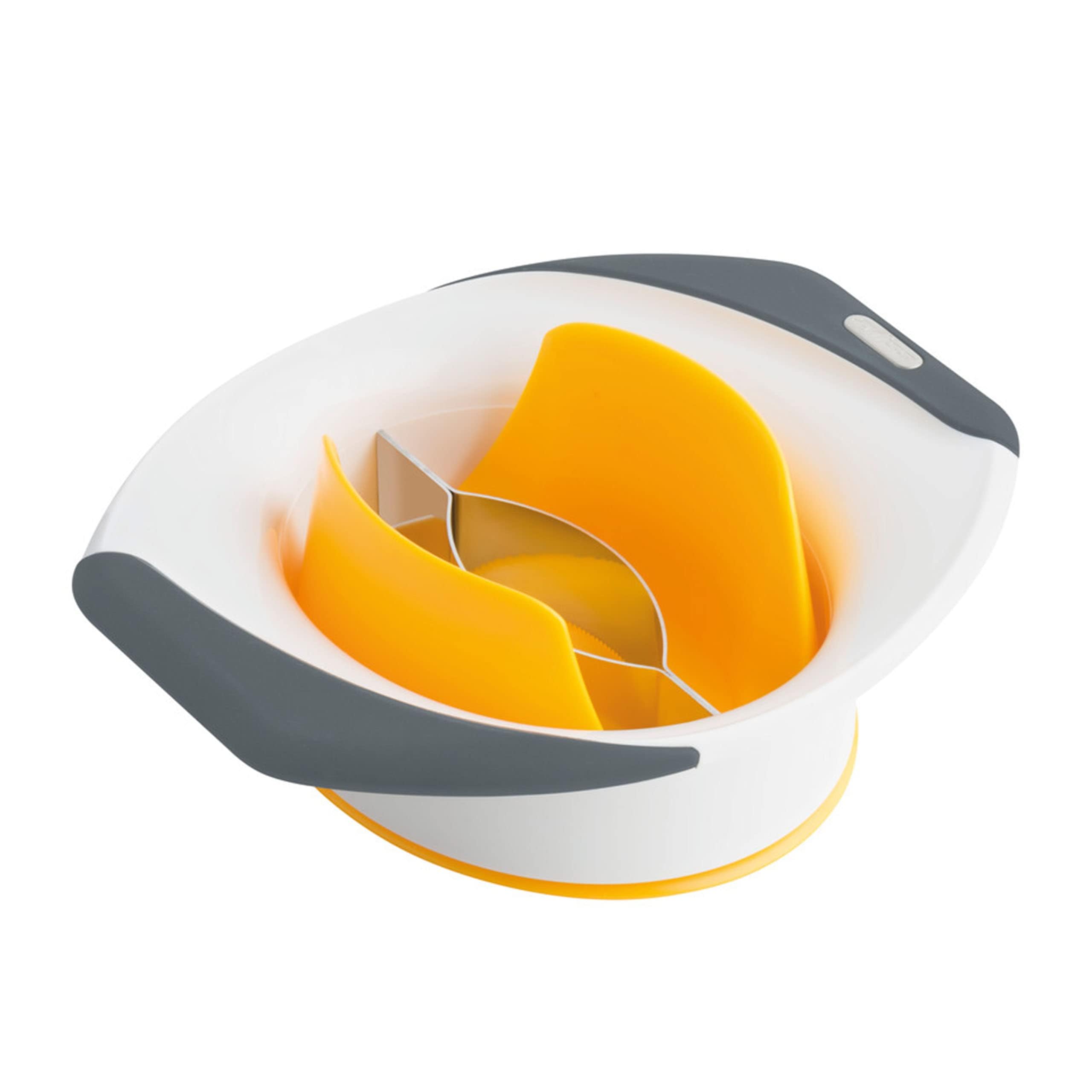 Zyliss Slice & Peel 3-In-1 Mango Slicer, Peeler & Pit Remover Tool - Mango Cutter With Stainless Steel Microblades - Dishwasher-