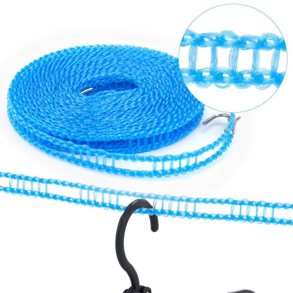 Travel Hangers With Clips Portable Folding Clothes Hangers With 1 Pcs Clothesline 12 Pcs With 24 Pcs Hanger Clips For Scarves Su