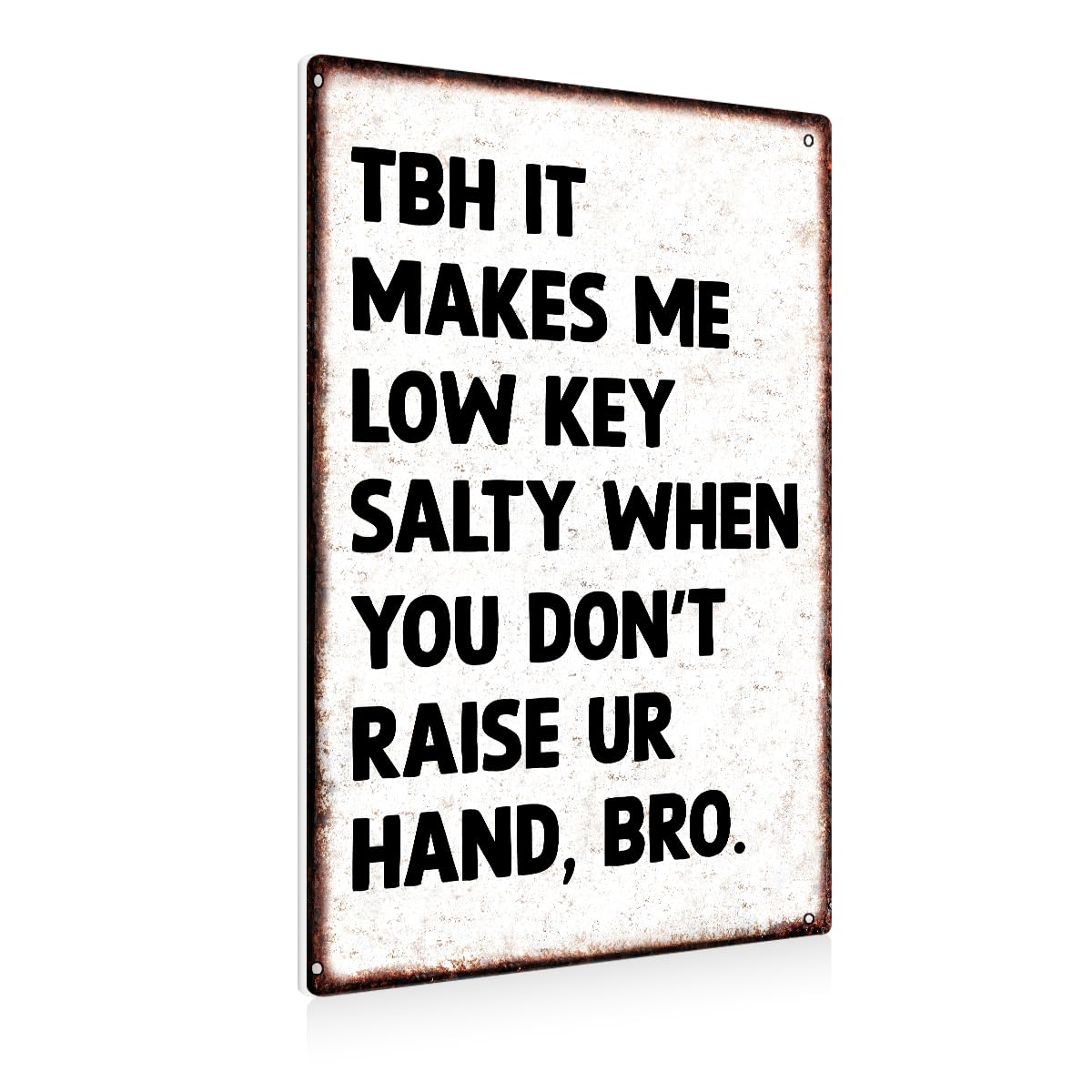 English Teacher Gifts for Male English Teachers Women High Middle School Classroom Decor, TBH It Makes Me Low Key Salty When You