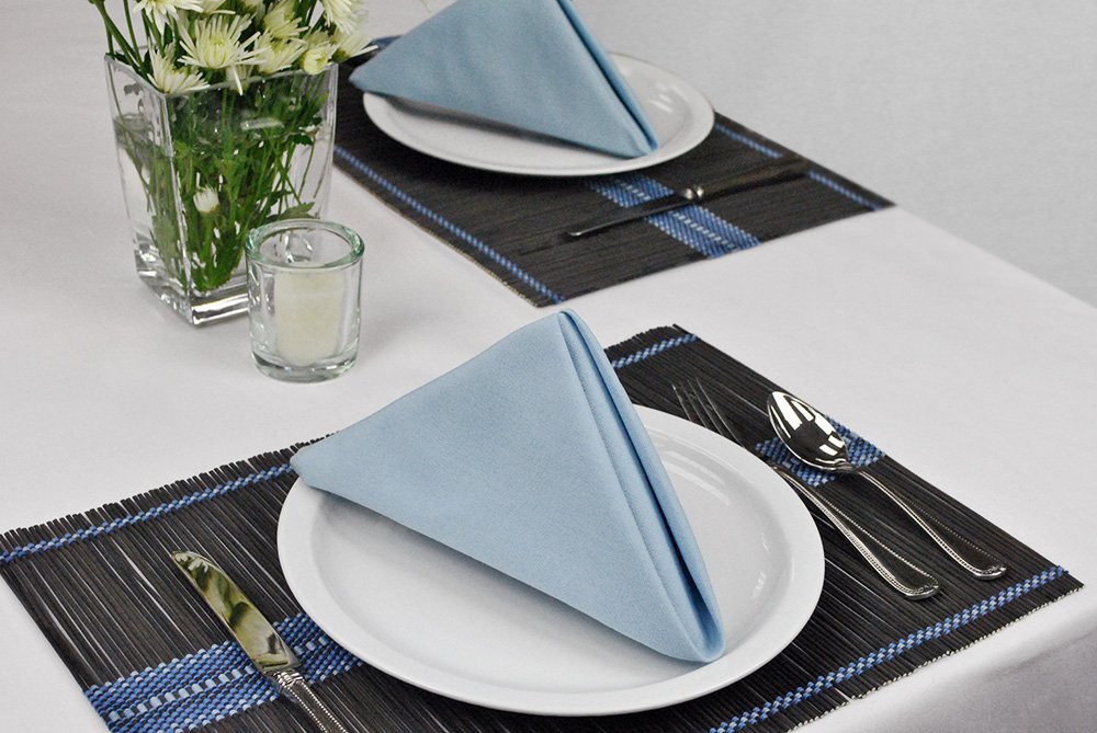 DII 100% Polyester  Machine Washable  Holiday  Dinner Solid Tablecloth 60 x 104  White  Seats 8 to 10 People