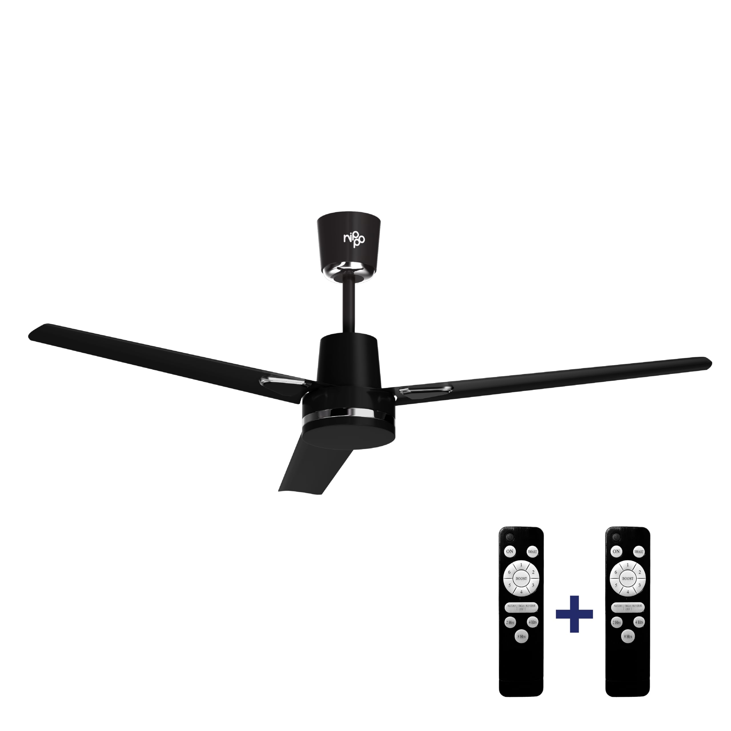 Nippo Vayou 1200Mm Power 28W Bldc Ceiling Fan With Remote Control | 7 Speed Settings | Bee 5 Star Rated Energy Efficient Fans | 