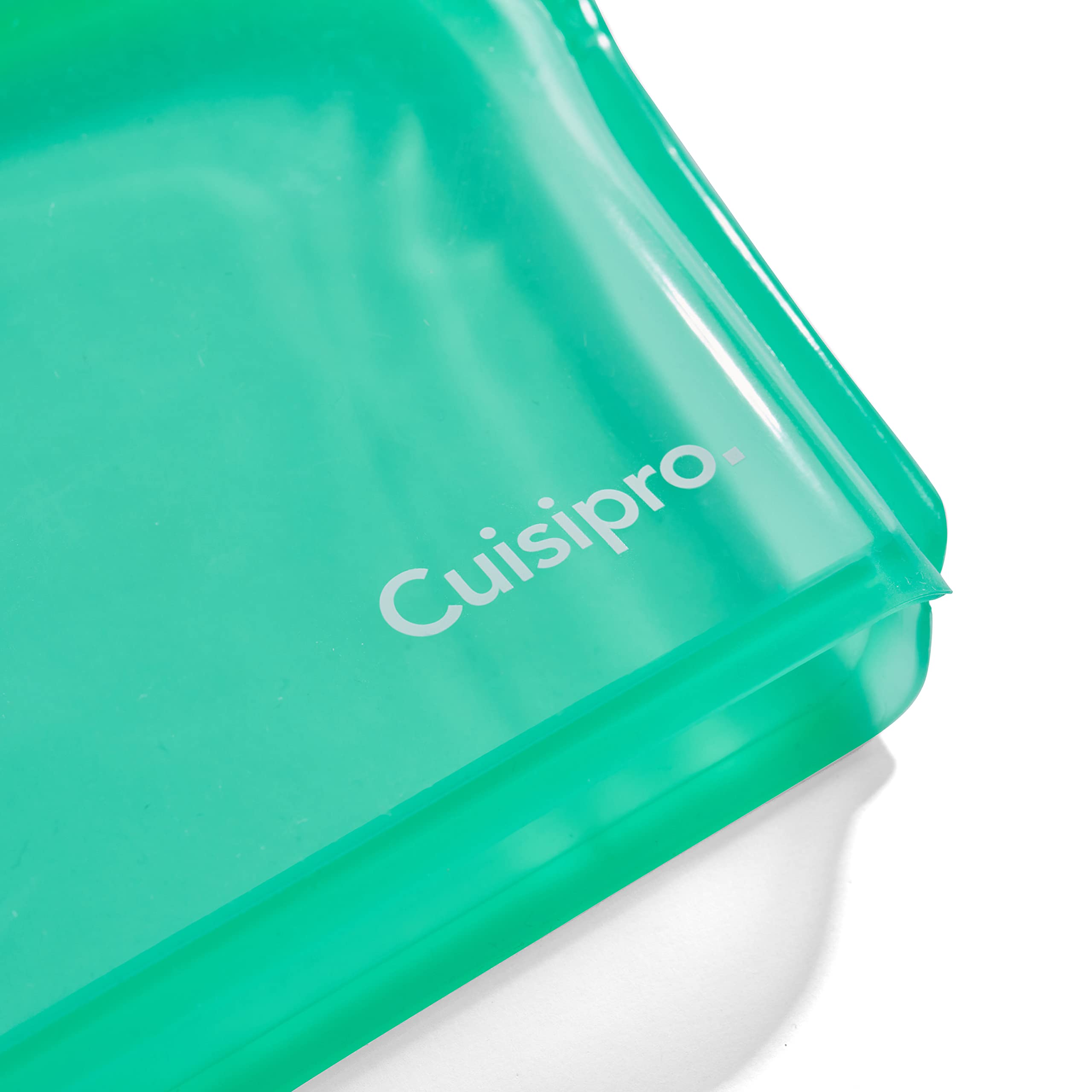 Cuisipro Silicone Reusable Leakproof Bag, 200Ml/6.75Oz, Green