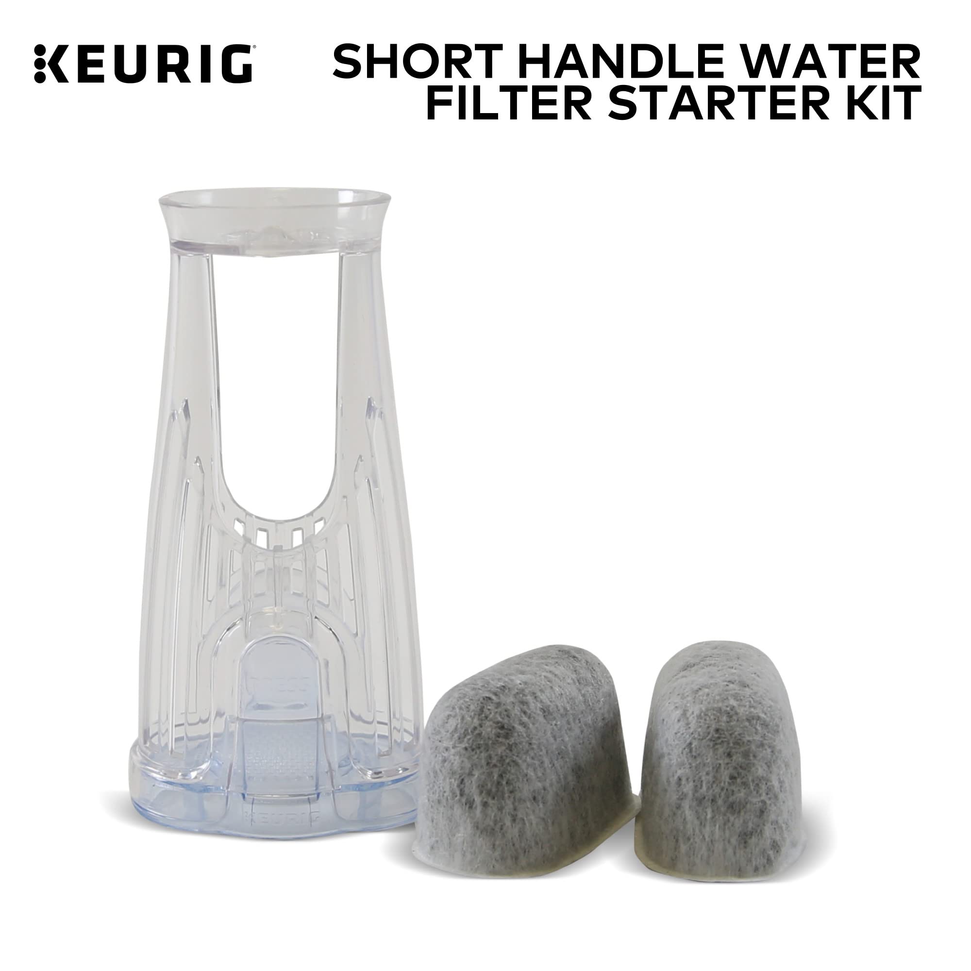 Keurig Short Handle Water Filter Starter Kit - 1 Count, Plastic Material, Model 611247370674