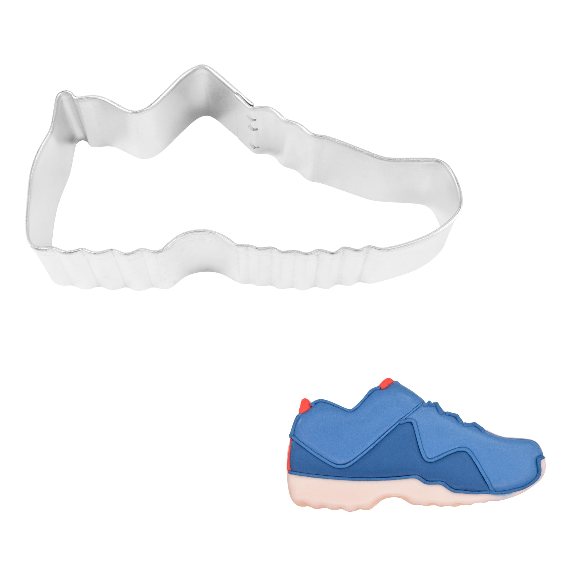 R&M Sneaker 4'' Cookie Cutter In Durable, Economical, Tinplated Steel