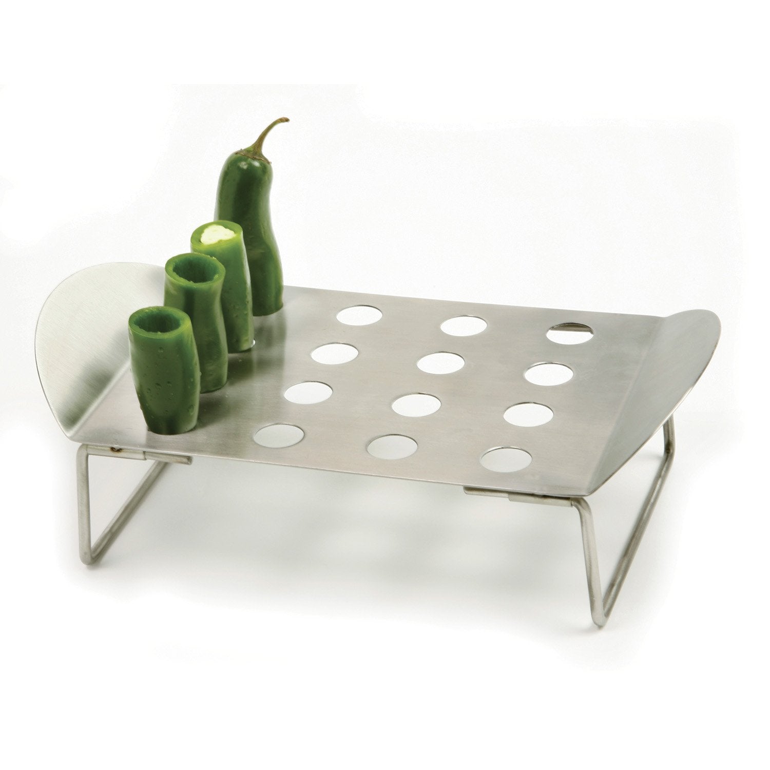 Norpro 129 Knockdown Pepper Roaster Rack, Stainless Steel