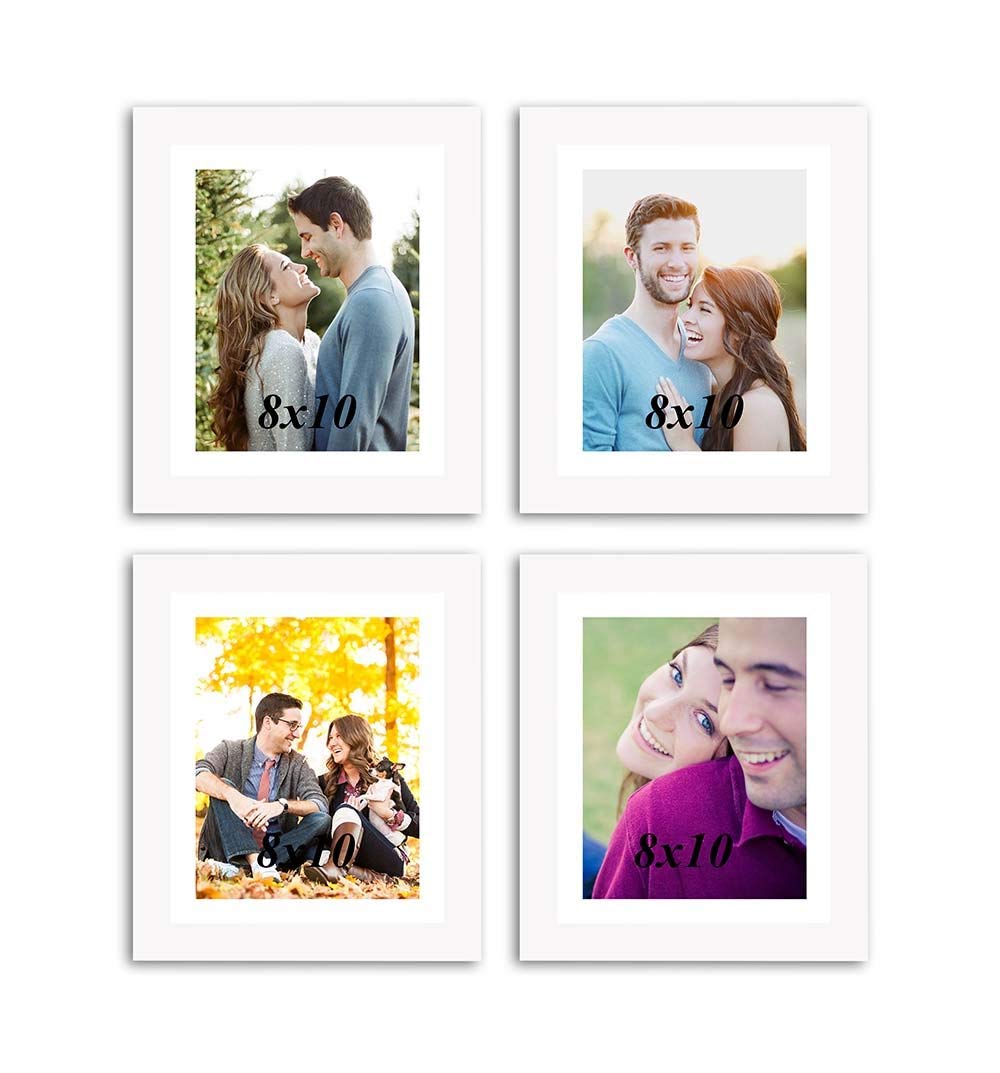 Art Street Paintingmantra Set Of 4 Individual Couple Photo Frame/Wall Hanging For Home Dcor - White