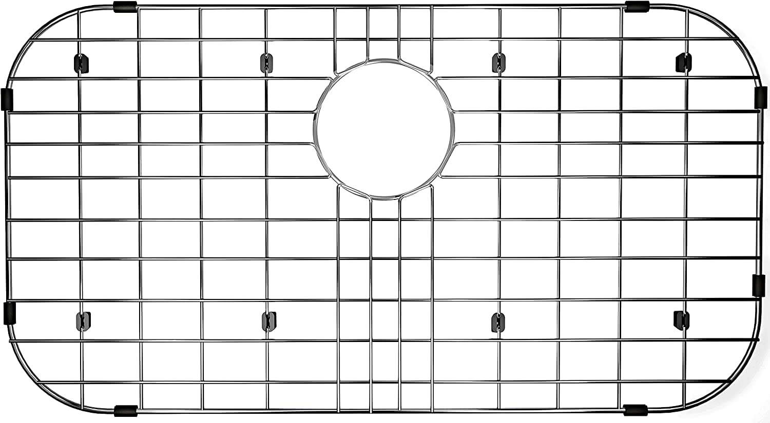 Sanno 26'' L X 14'' W Sink Grid Sink Protector, Stainless Steel Kitchen Sink Grate For Kitchen Sink, Kitchen Sink Rack For Botto