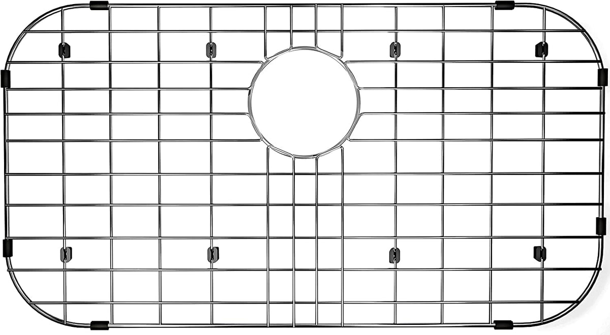 Sanno 26'' L X 14'' W Sink Grid Sink Protector, Stainless Steel Kitchen Sink Grate For Kitchen Sink, Kitchen Sink Rack For Botto