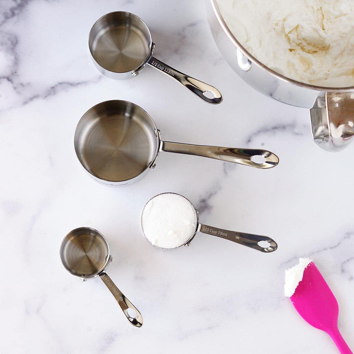 The Cookie Countess: Nesting Stainless Steel Measuring Cups
