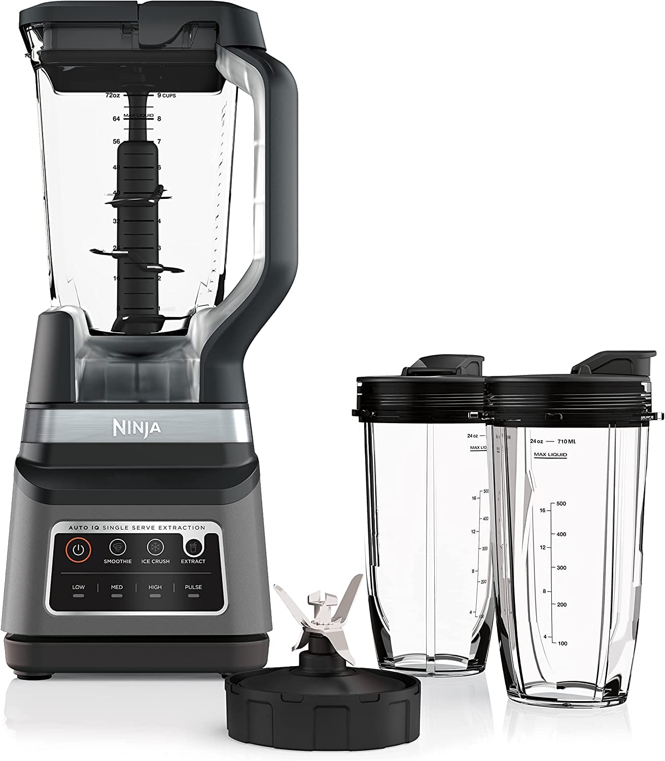 Ninja Bn751 Professional Plus Duo Blender, 1400 Peak Watts, 3 Auto-Iq Programs For Smoothies, Frozen Drinks & Nutrient Extractio
