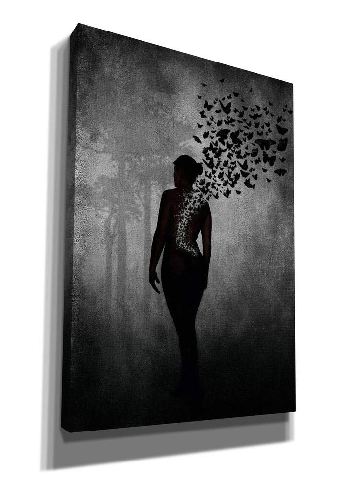 Cortesi Home 'The Butterfly Transformation' By Nicklas Gustafsson, Canvas Wall Art, 18''X26''