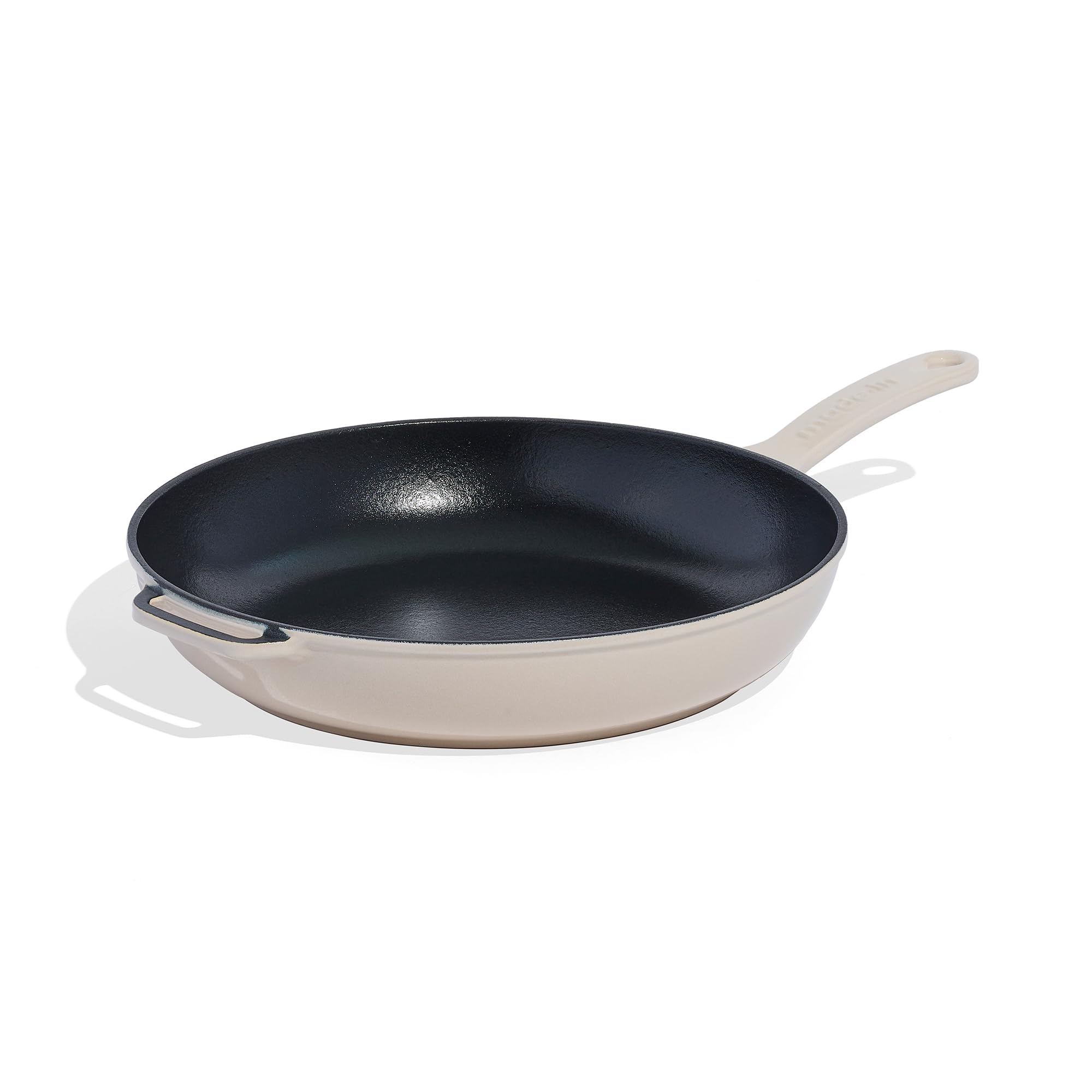 Made In Cookware - Enameled Cast Iron Skillet - Antique White - Exceptional Heat Retention & Durability - Professional Cookware 