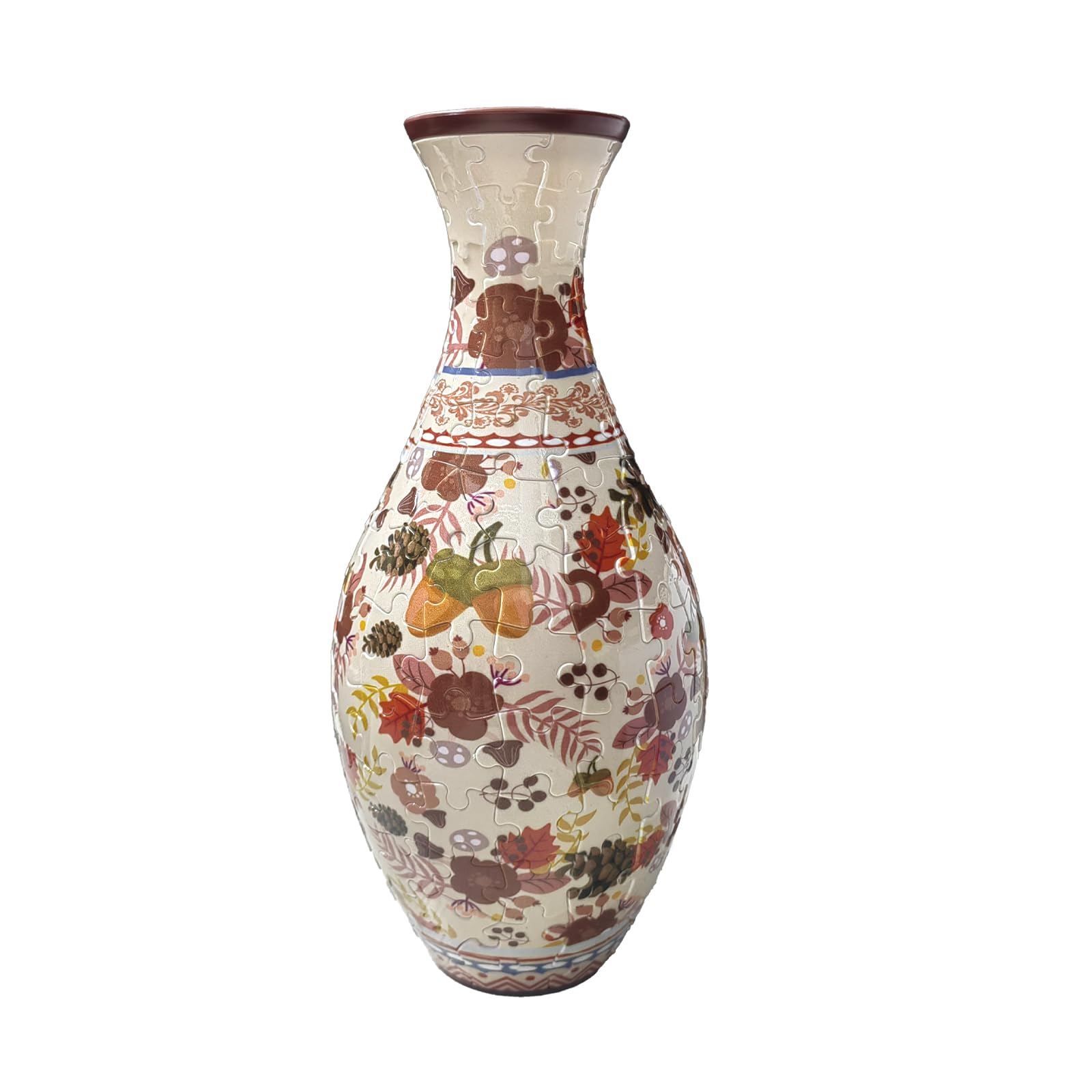 3D Puzzle Vase Unique Flower Vase for Adults Made by 160 Curved Plastic Puzzle, Relax Puzzles for Adults, DIY Jigsaw Creative Gi